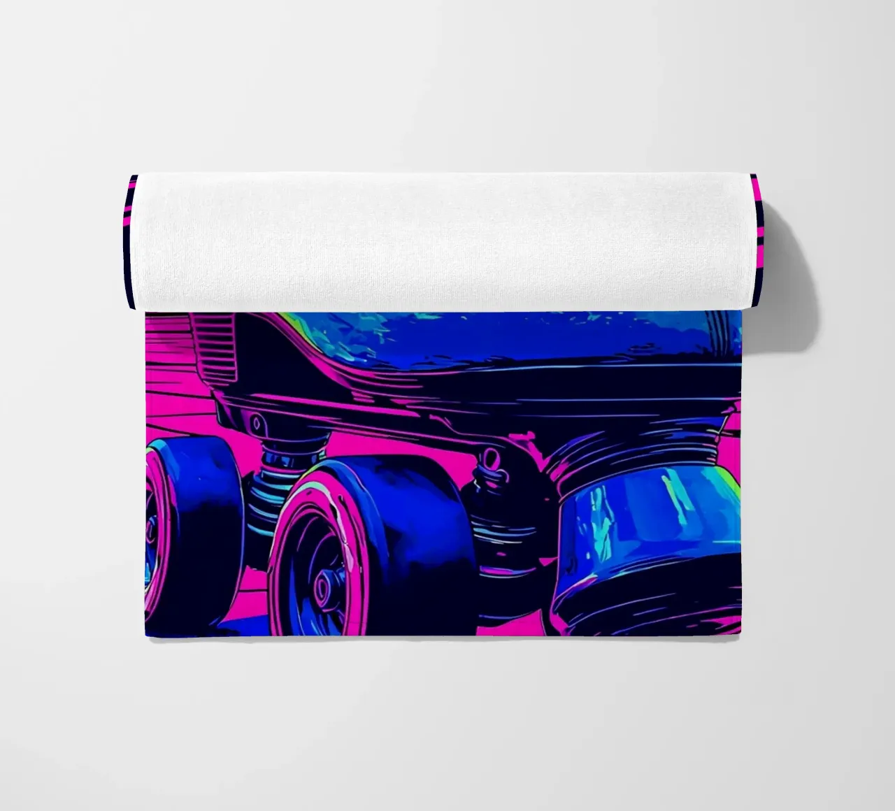Pattini a rotelle - Pop Art telo mare da ColorCrash Gallery