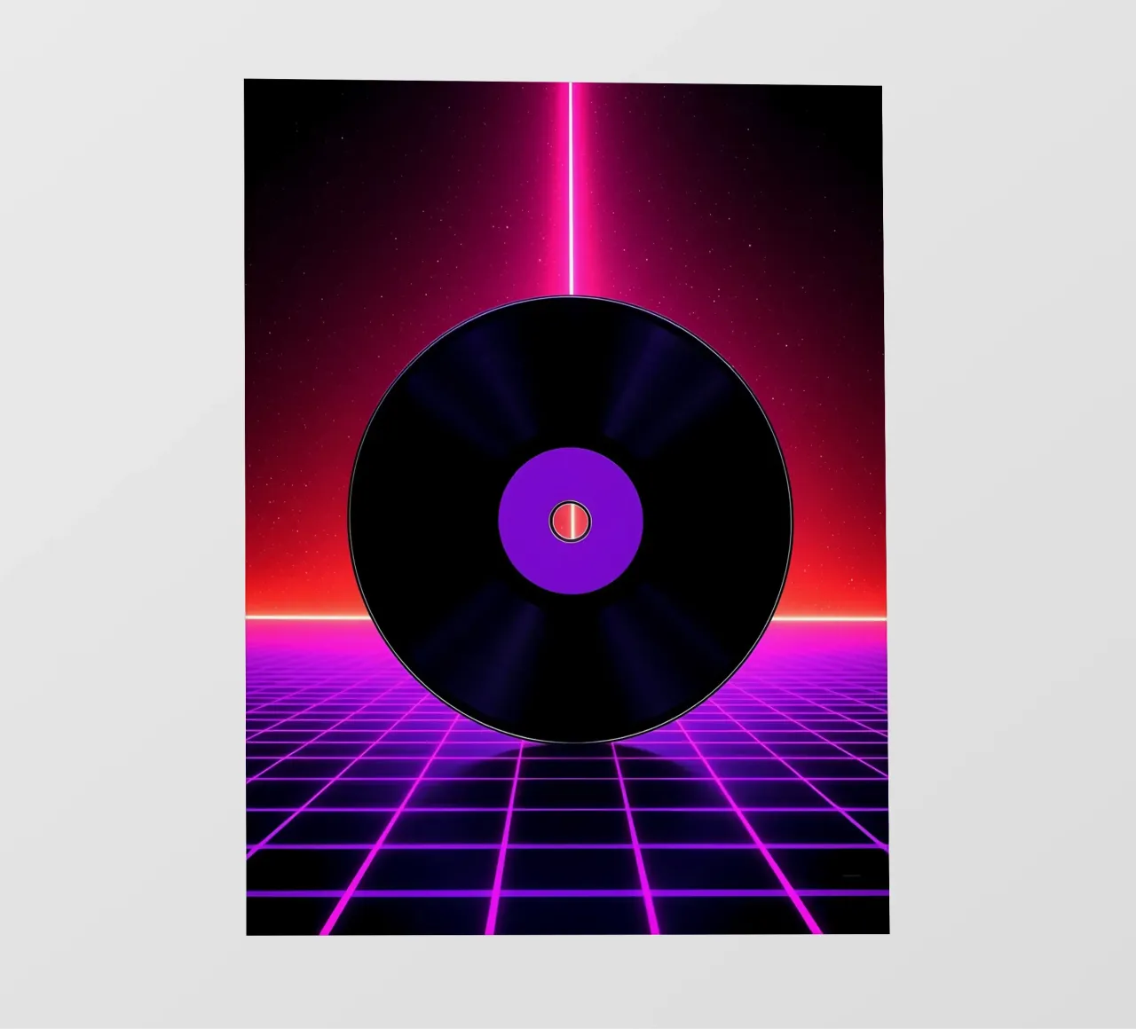 Disco in vinile - Pop Art telo in pvc da ColorCrash Gallery