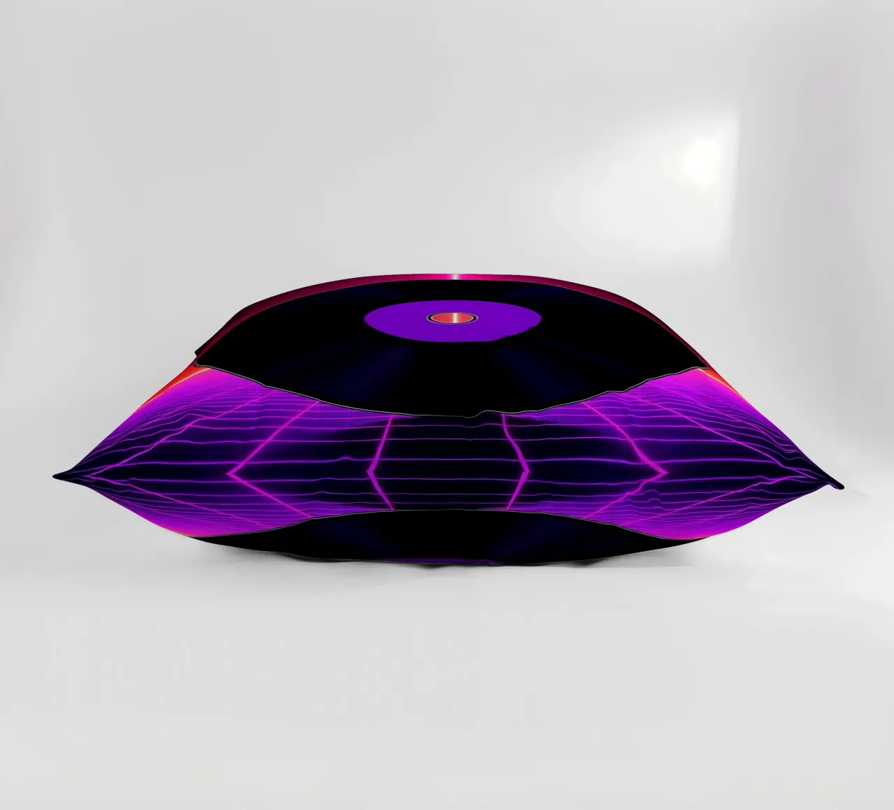 Disco in vinile - Pop Art cuscino da ColorCrash Gallery