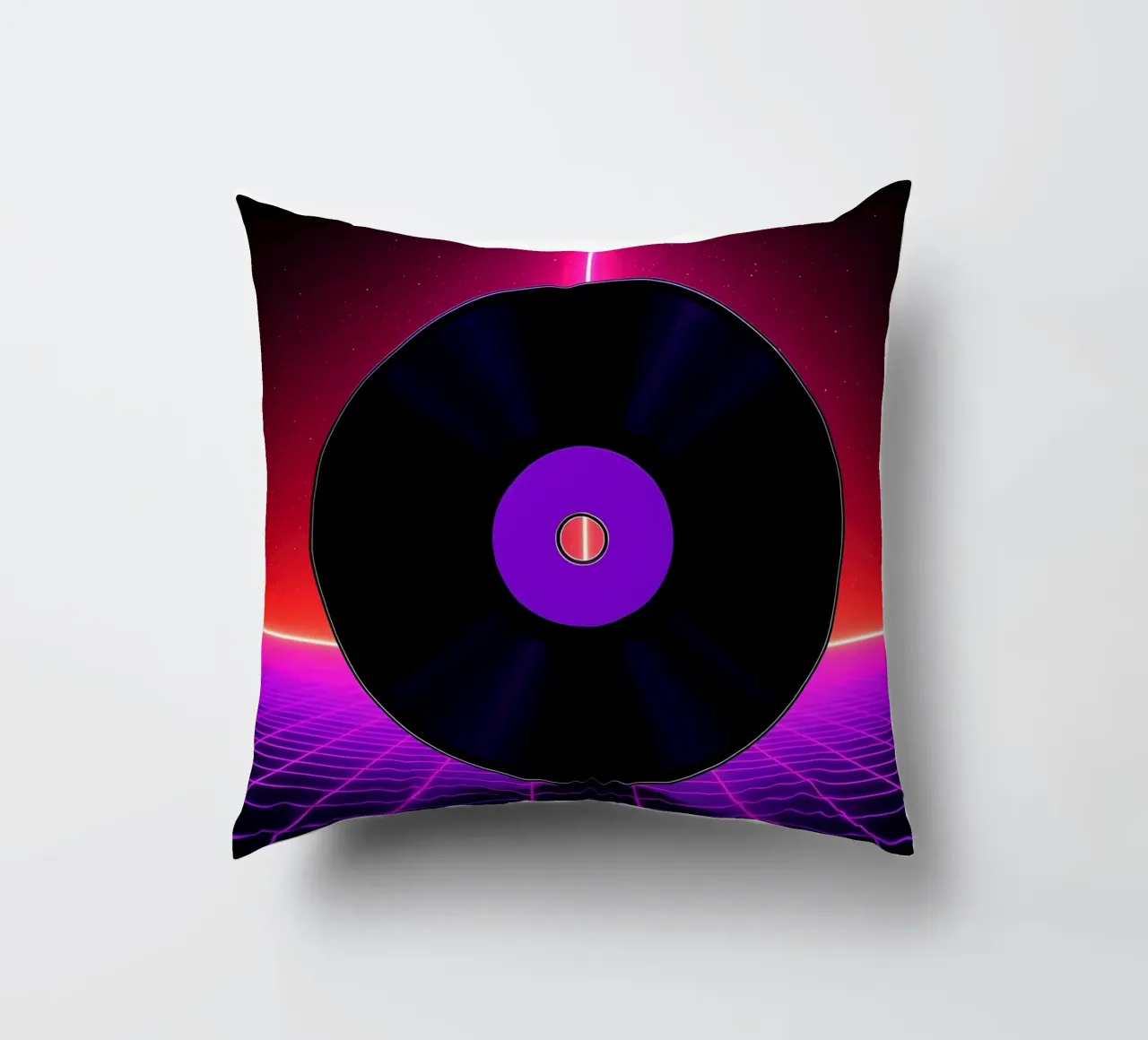 Disco in vinile - Pop Art cuscino da ColorCrash Gallery
