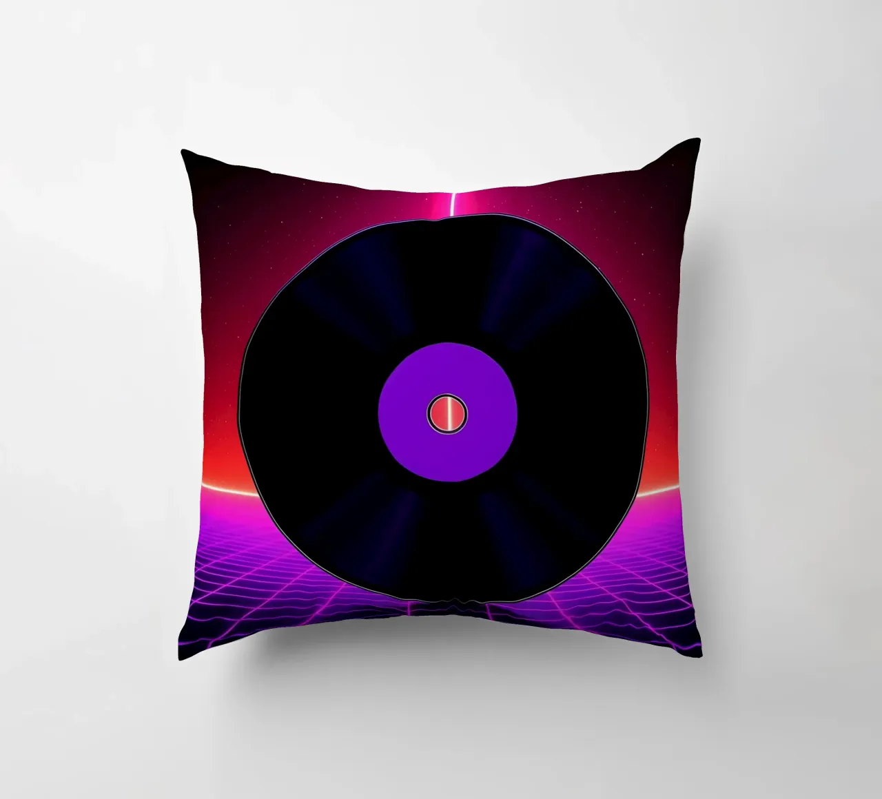 Disco in vinile - Pop Art cuscino da ColorCrash Gallery