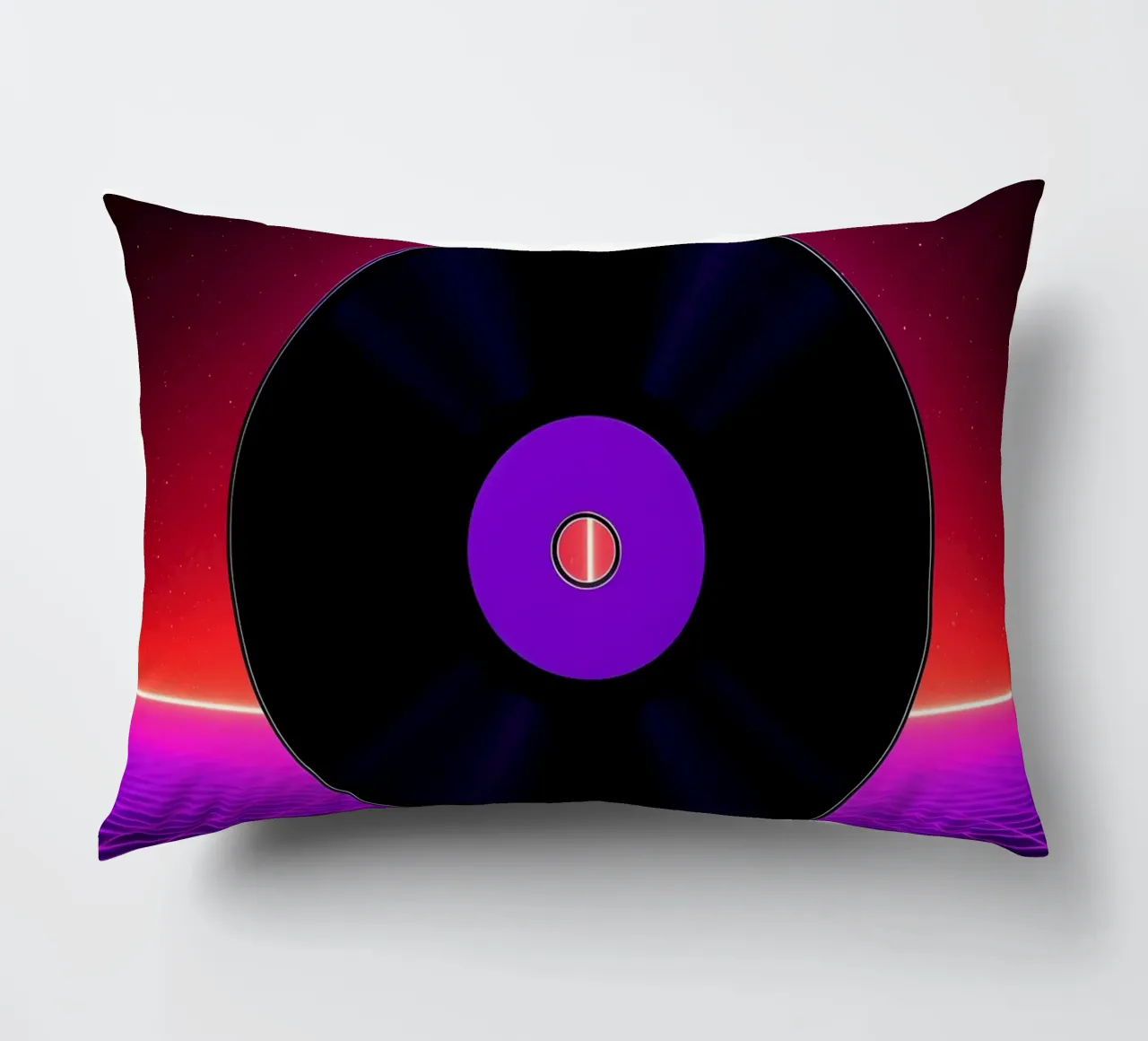 Disco in vinile - Pop Art cuscino da ColorCrash Gallery
