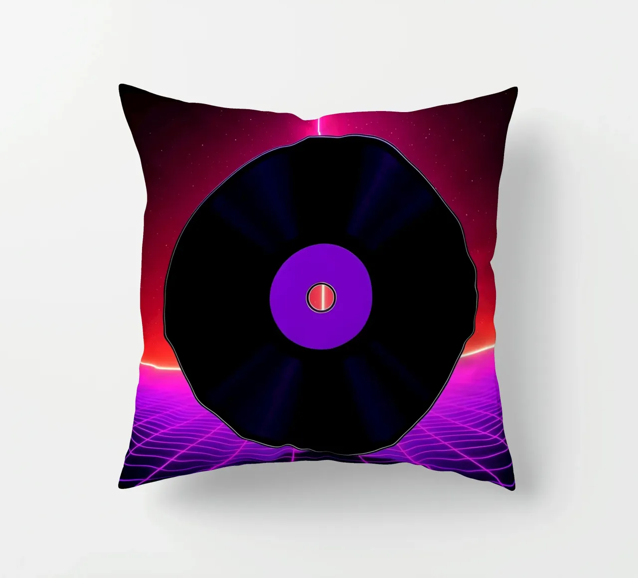 Disco in vinile - Pop Art cuscino da ColorCrash Gallery