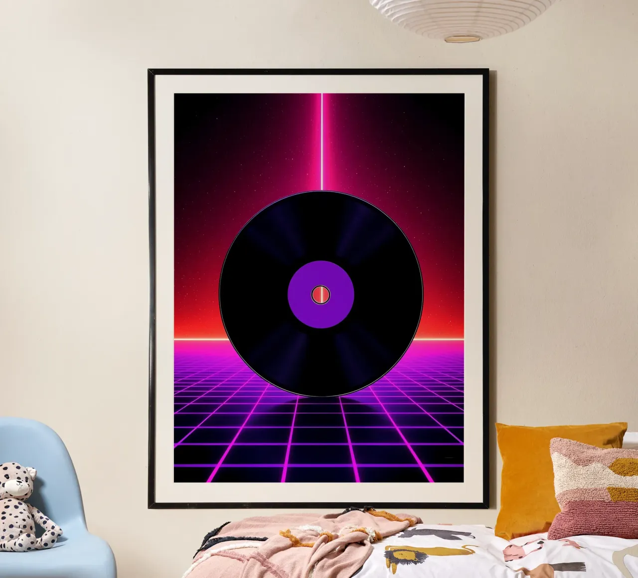 Disco in vinile - Pop Art carta hahnemühle da ColorCrash Gallery