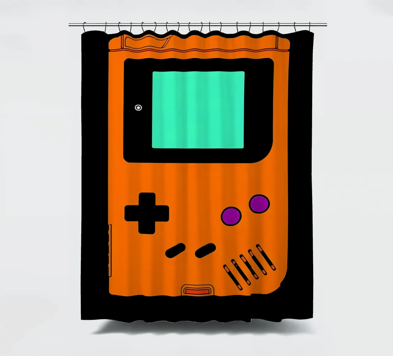 Console di gioco - Pop Art tenda da doccia da ColorCrash Gallery