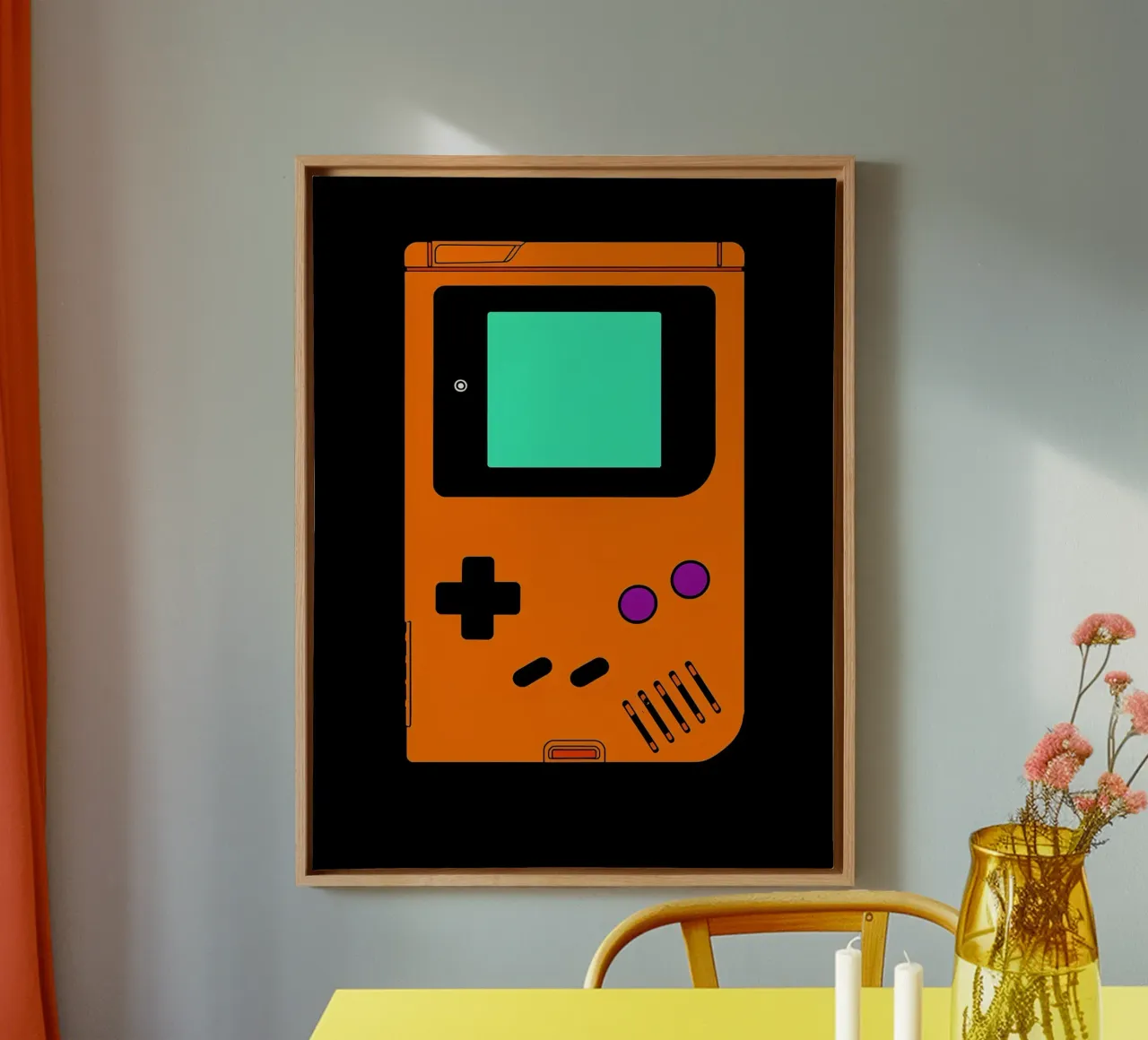 Console di gioco - Pop Art tela da ColorCrash Gallery