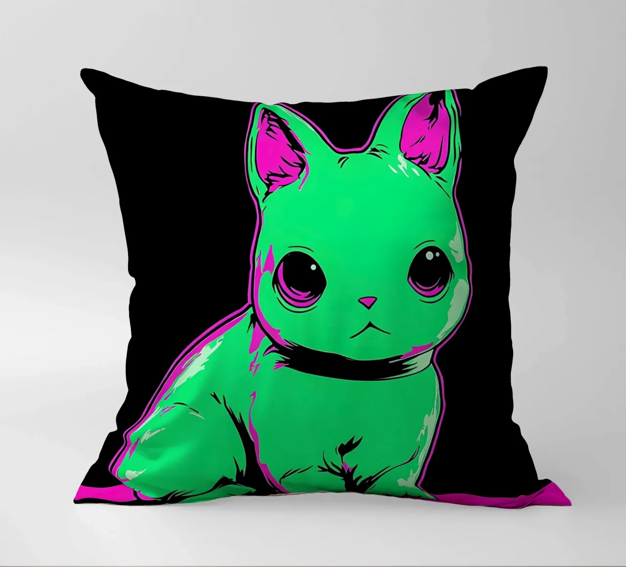 Gatto - Pop Art cuscino da ColorCrash Gallery