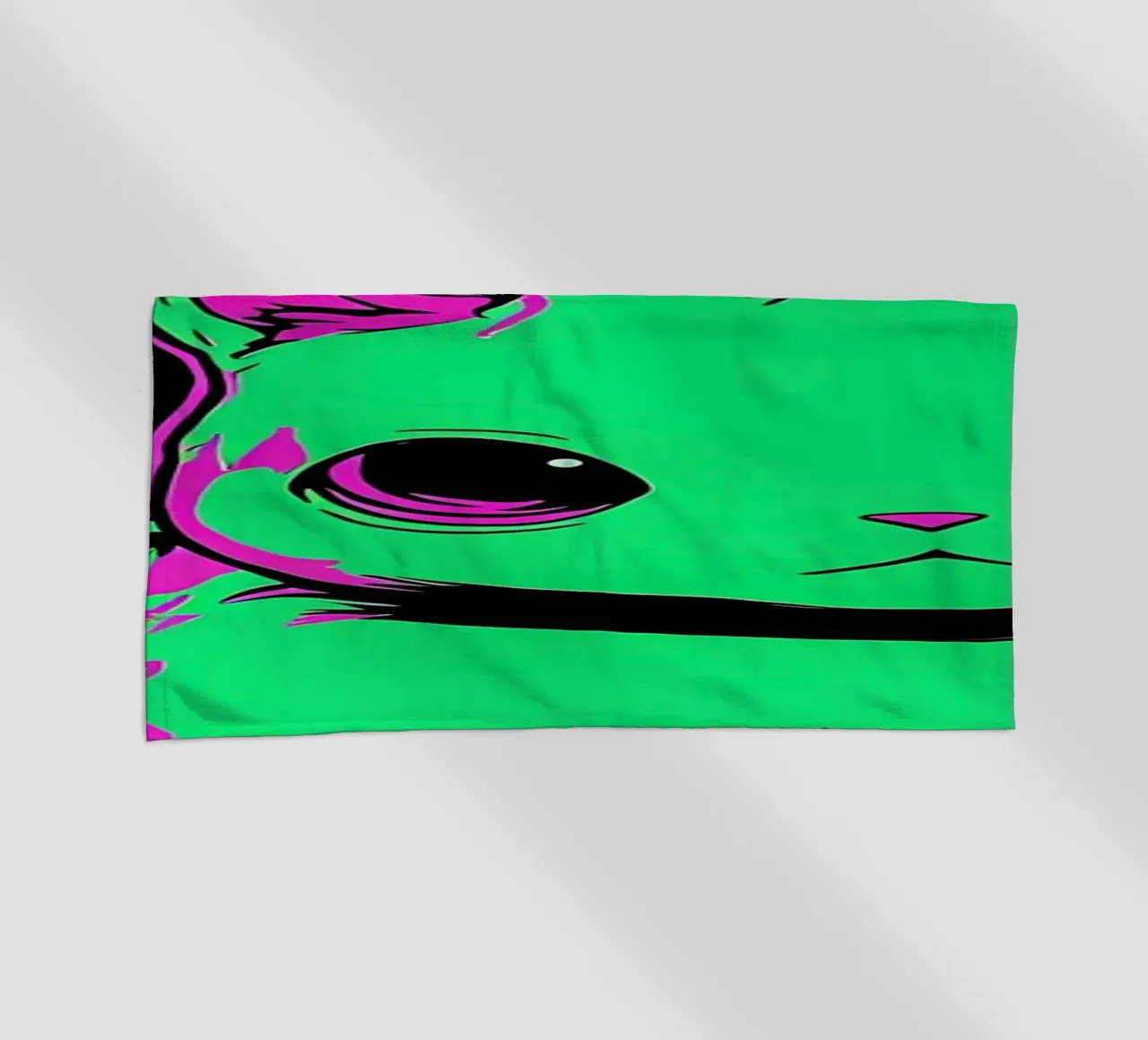 Gatto - Pop Art telo mare da ColorCrash Gallery