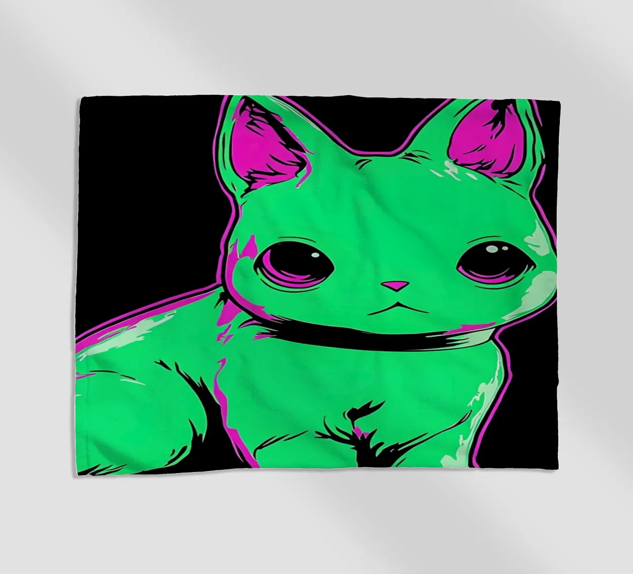 Gatto - Pop Art telo mare da ColorCrash Gallery