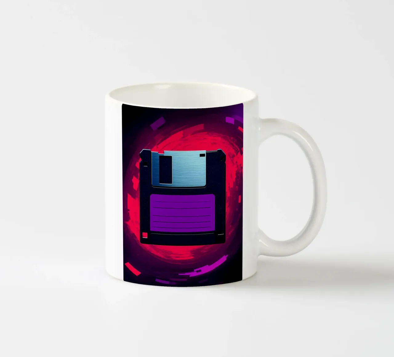 Floppy Disk - Pop Art tazza in ceramica da ColorCrash Gallery