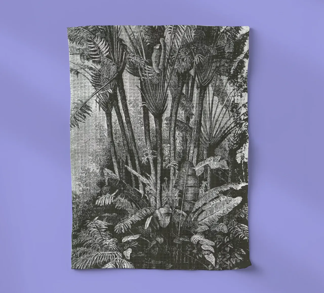Palms in Water tea towel by Astër