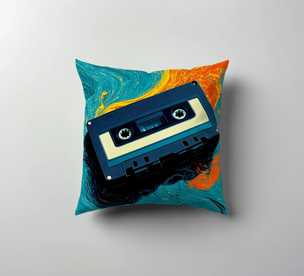 Cassetta - Pop Art cuscino da ColorCrash Gallery