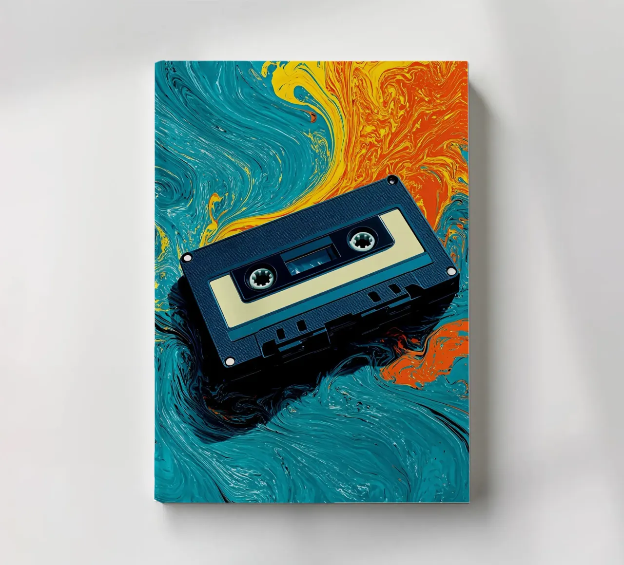 Cassette - Pop Art notebook by ColorCrash Gallery