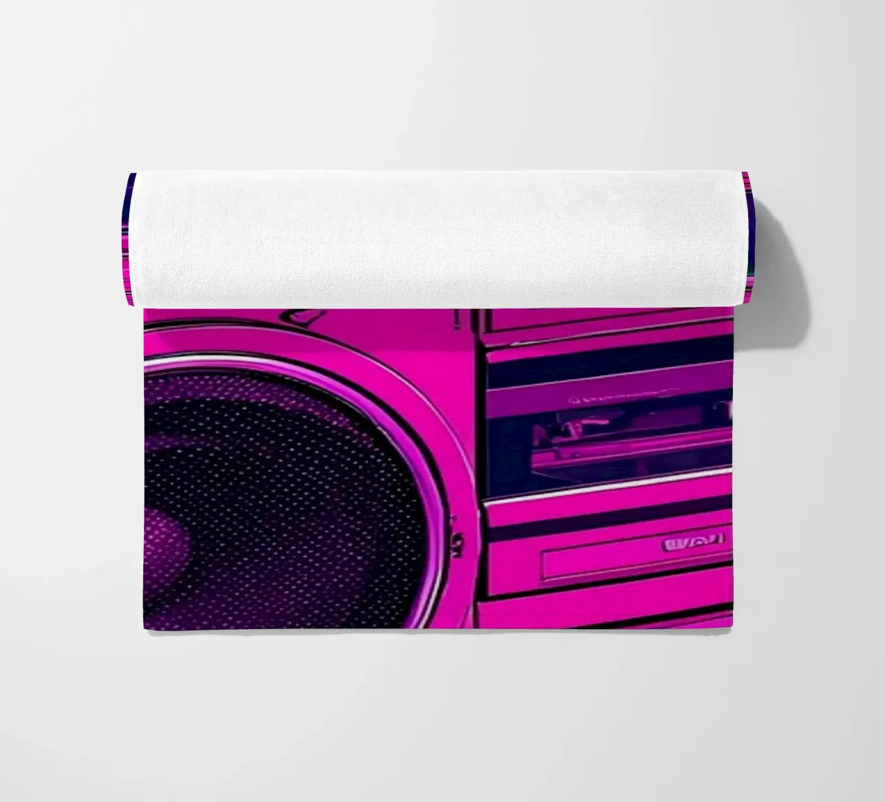 Boombox - Pop Art telo mare da ColorCrash Gallery