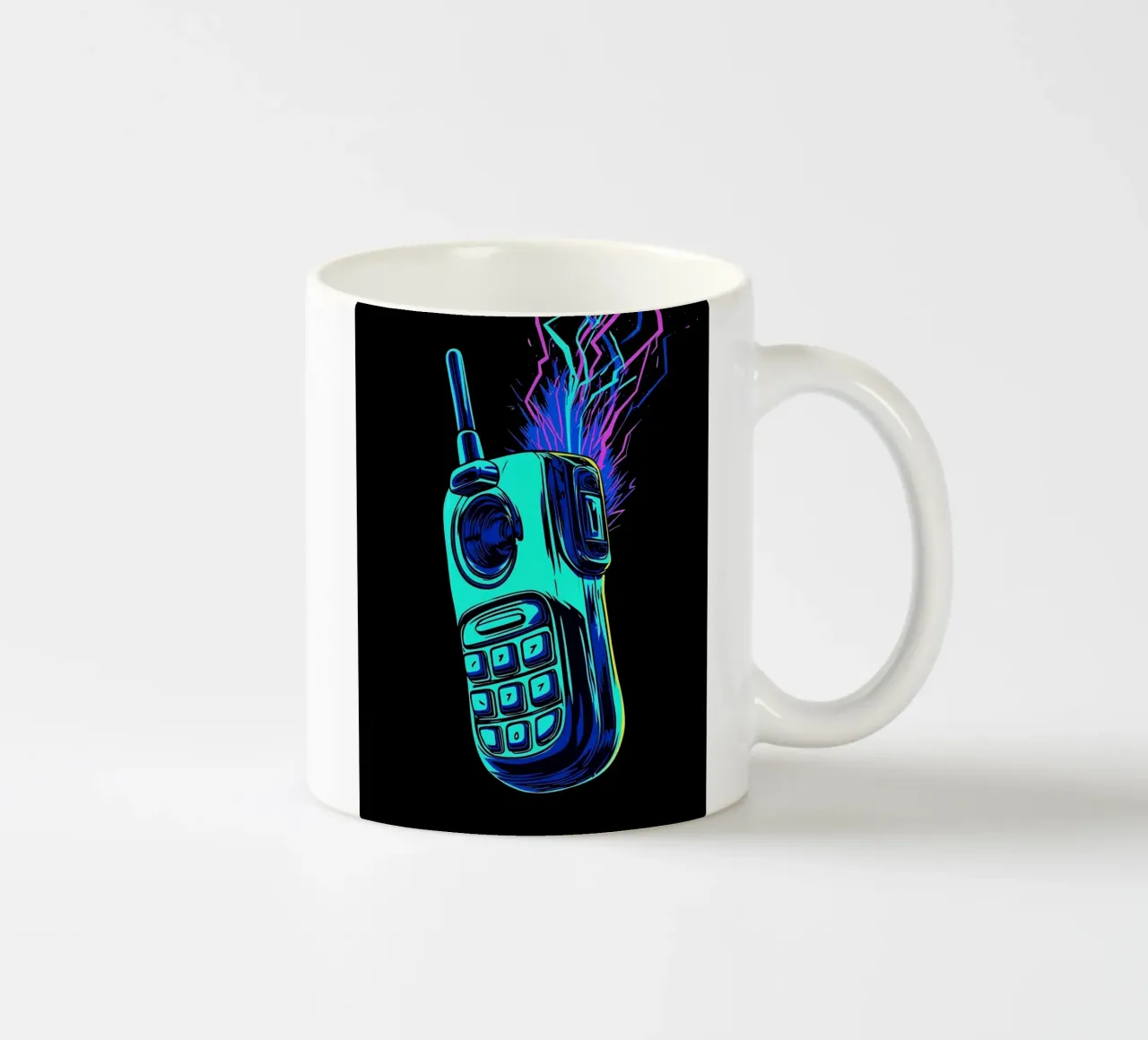 Telefono retrò - Pop Art tazza in ceramica da ColorCrash Gallery