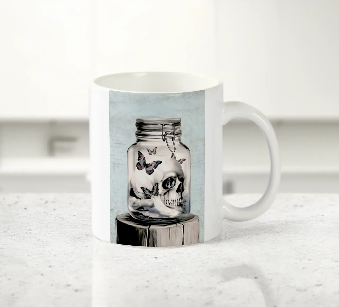 Lost Thoughts ceramic mug by Kristy Patterson