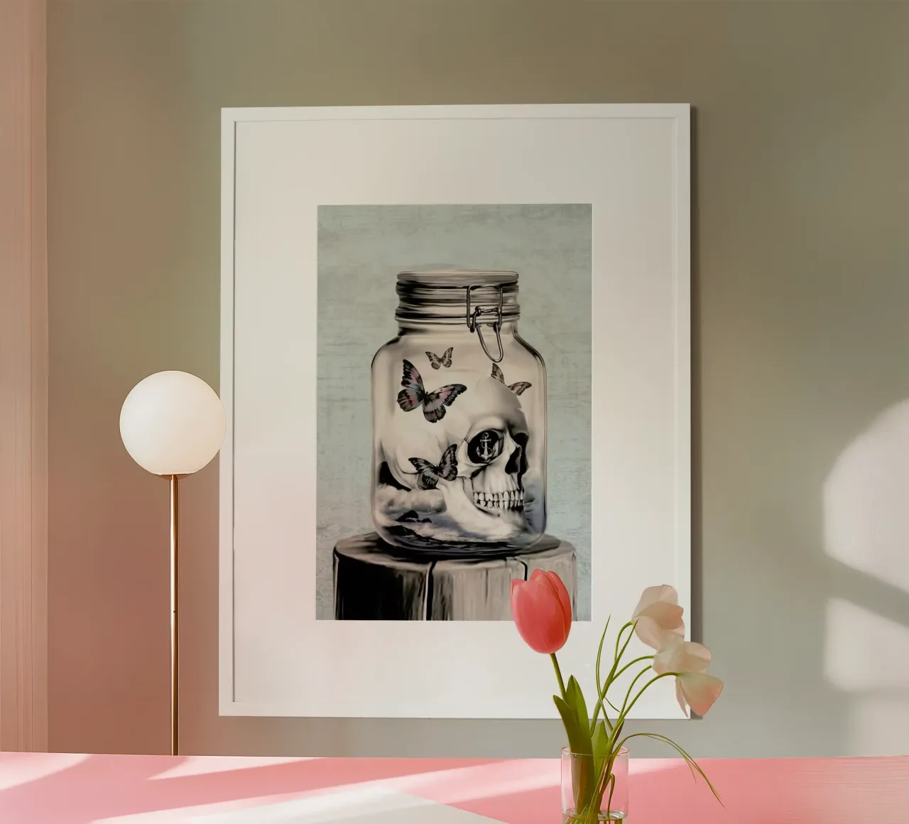 Lost Thoughts poster con telaio in alluminio da Kristy Patterson