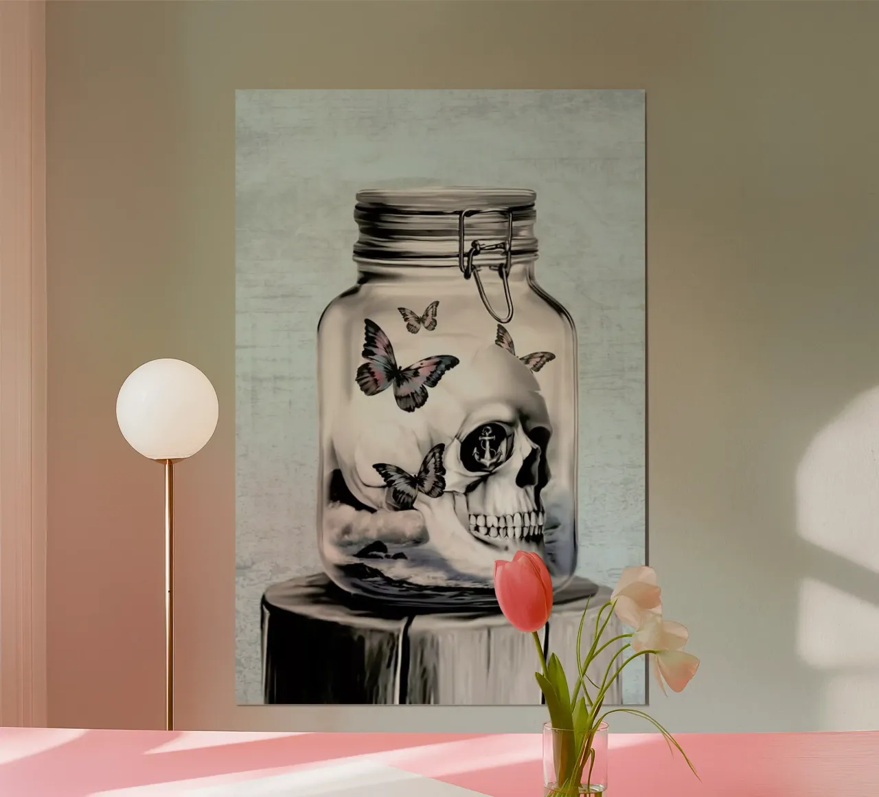 Lost Thoughts poster con telaio in alluminio da Kristy Patterson