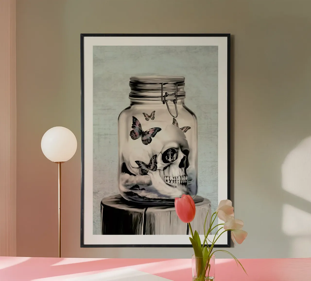 Lost Thoughts poster con telaio in alluminio da Kristy Patterson