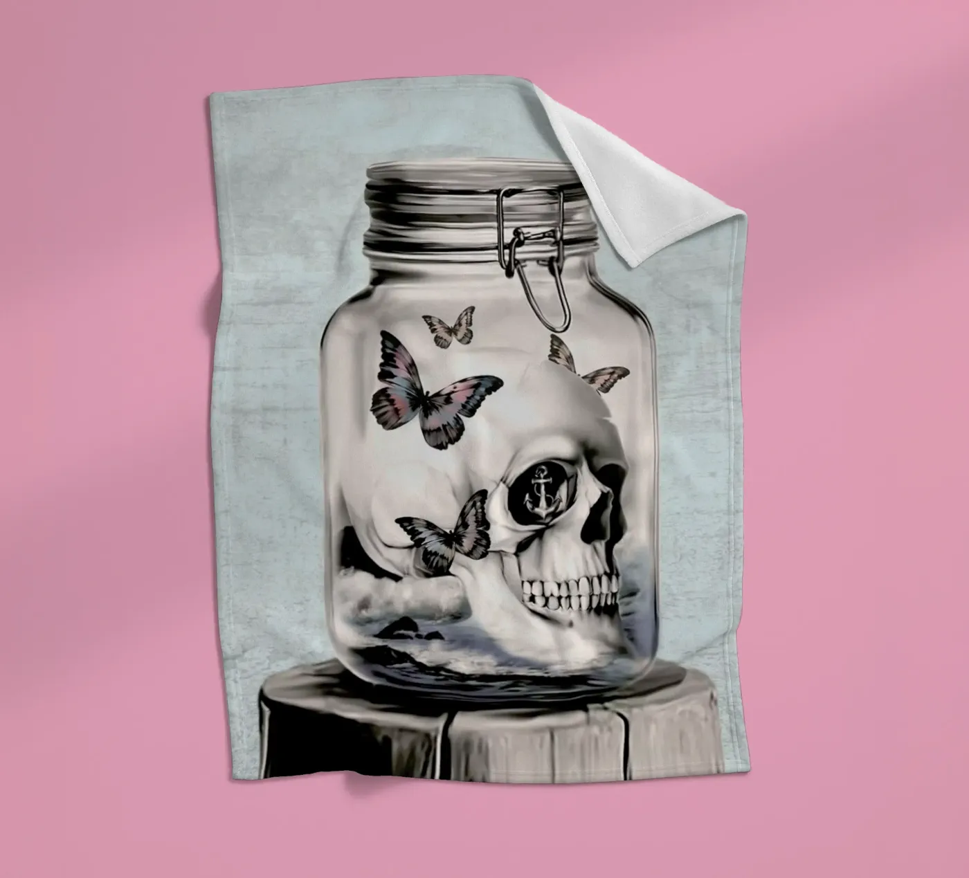 Lost Thoughts fleece blanket by Kristy Patterson