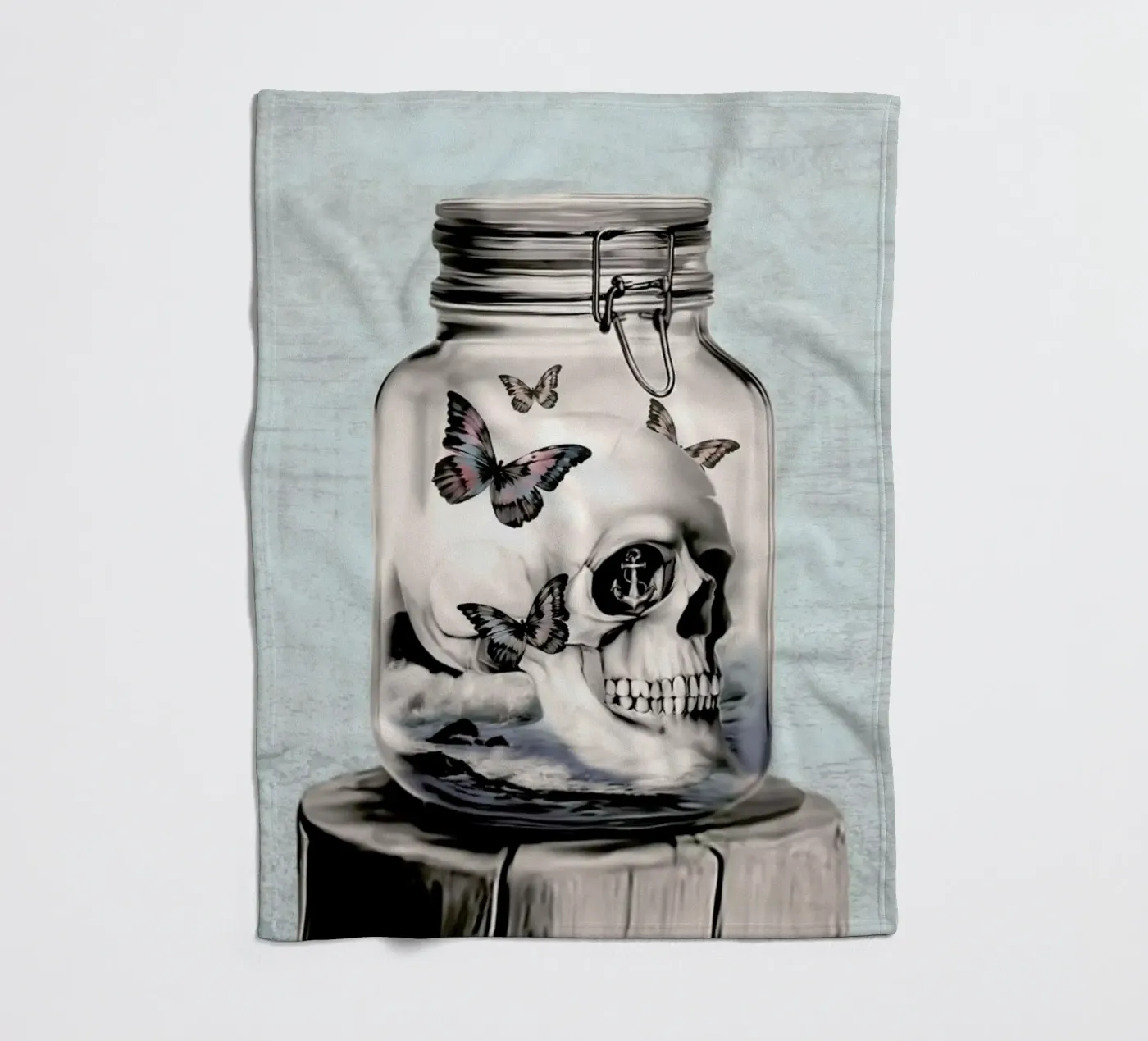 Lost Thoughts fleece blanket by Kristy Patterson