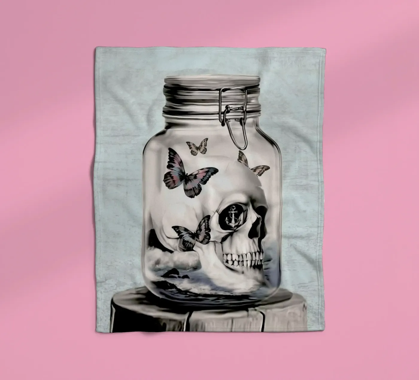 Lost Thoughts fleece blanket by Kristy Patterson