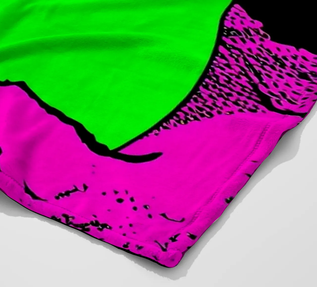 Shovel - Pop Art fleece blanket by ColorCrash Gallery