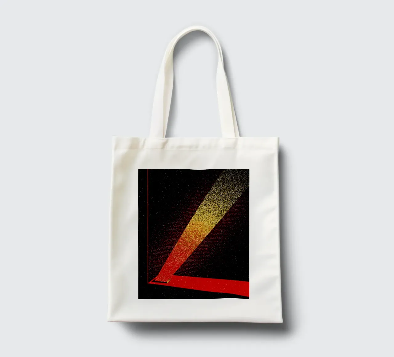 Proiettore - Pop Art borsa in juta da ColorCrash Gallery
