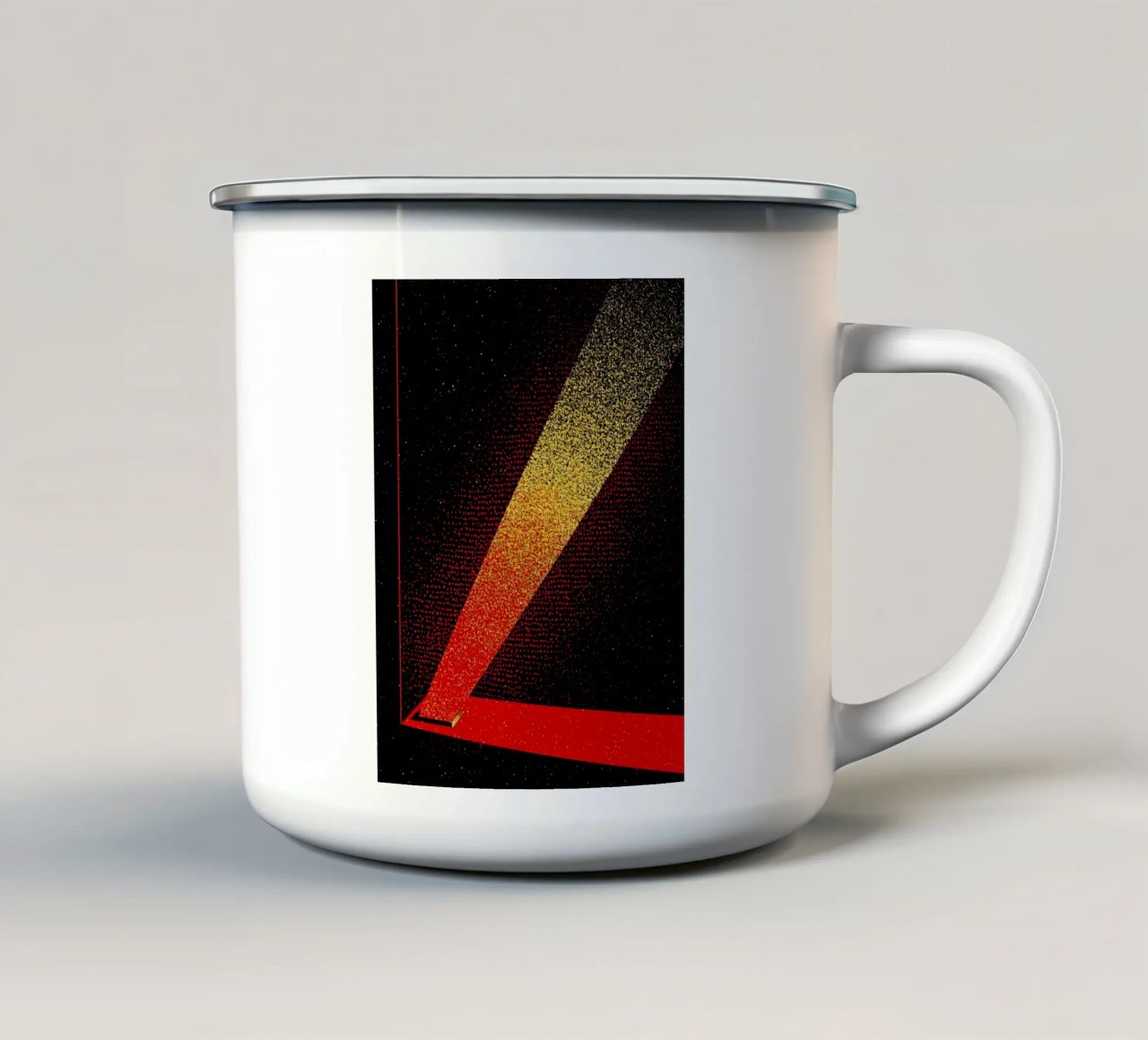 Proiettore - Pop Art tazza in smalto da ColorCrash Gallery