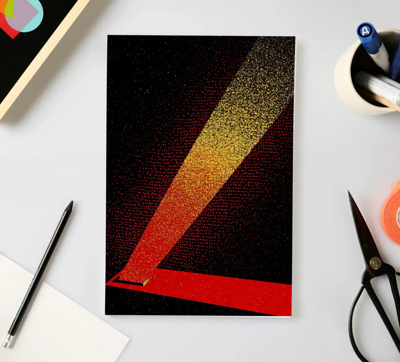 Projector - Pop Art notebook by ColorCrash Gallery