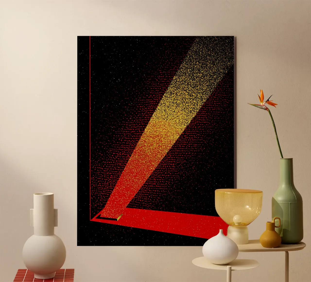 Proiettore - Pop Art alluminio dibond da ColorCrash Gallery