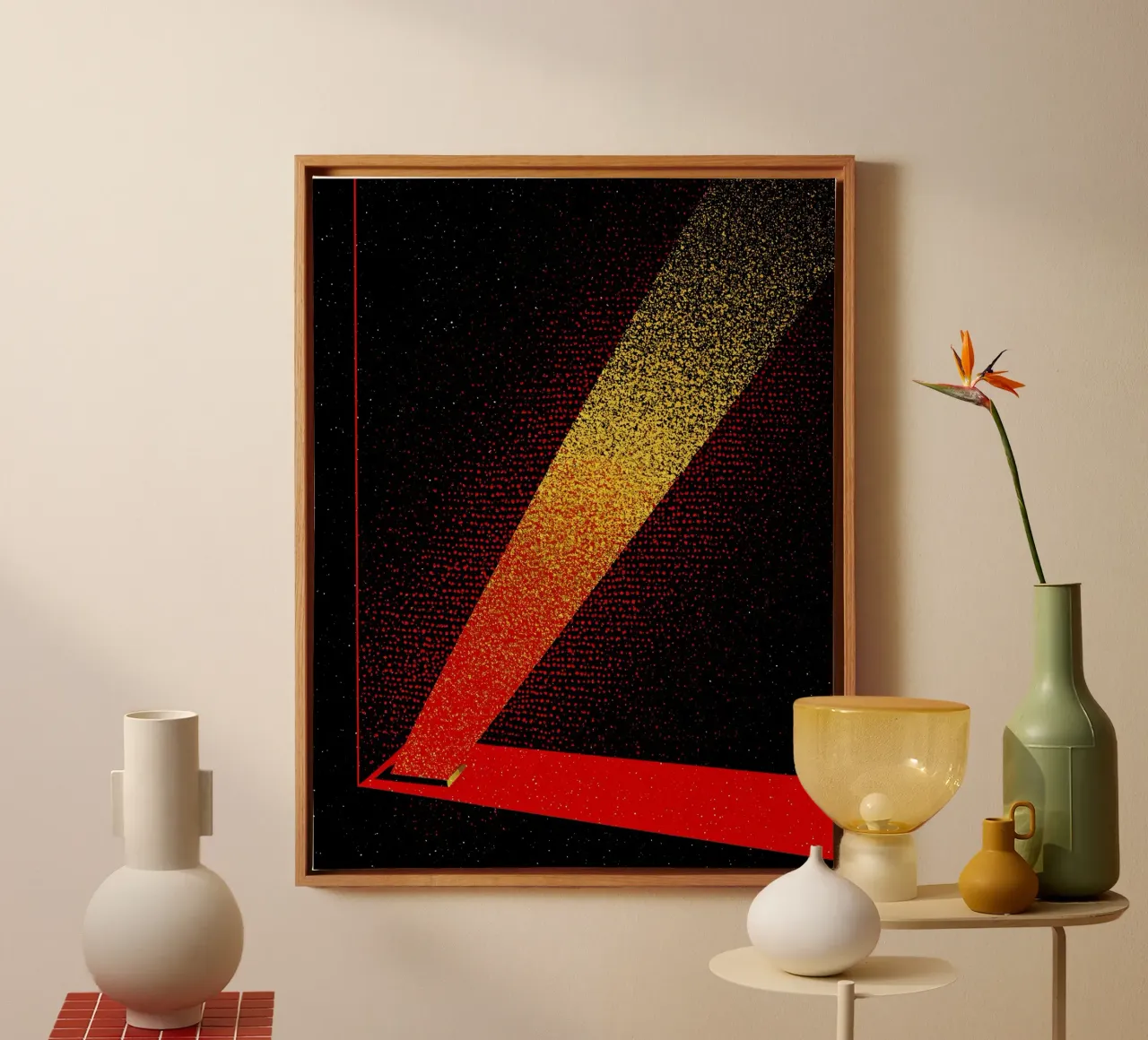 Projector - Pop-art canvas van ColorCrash Gallery