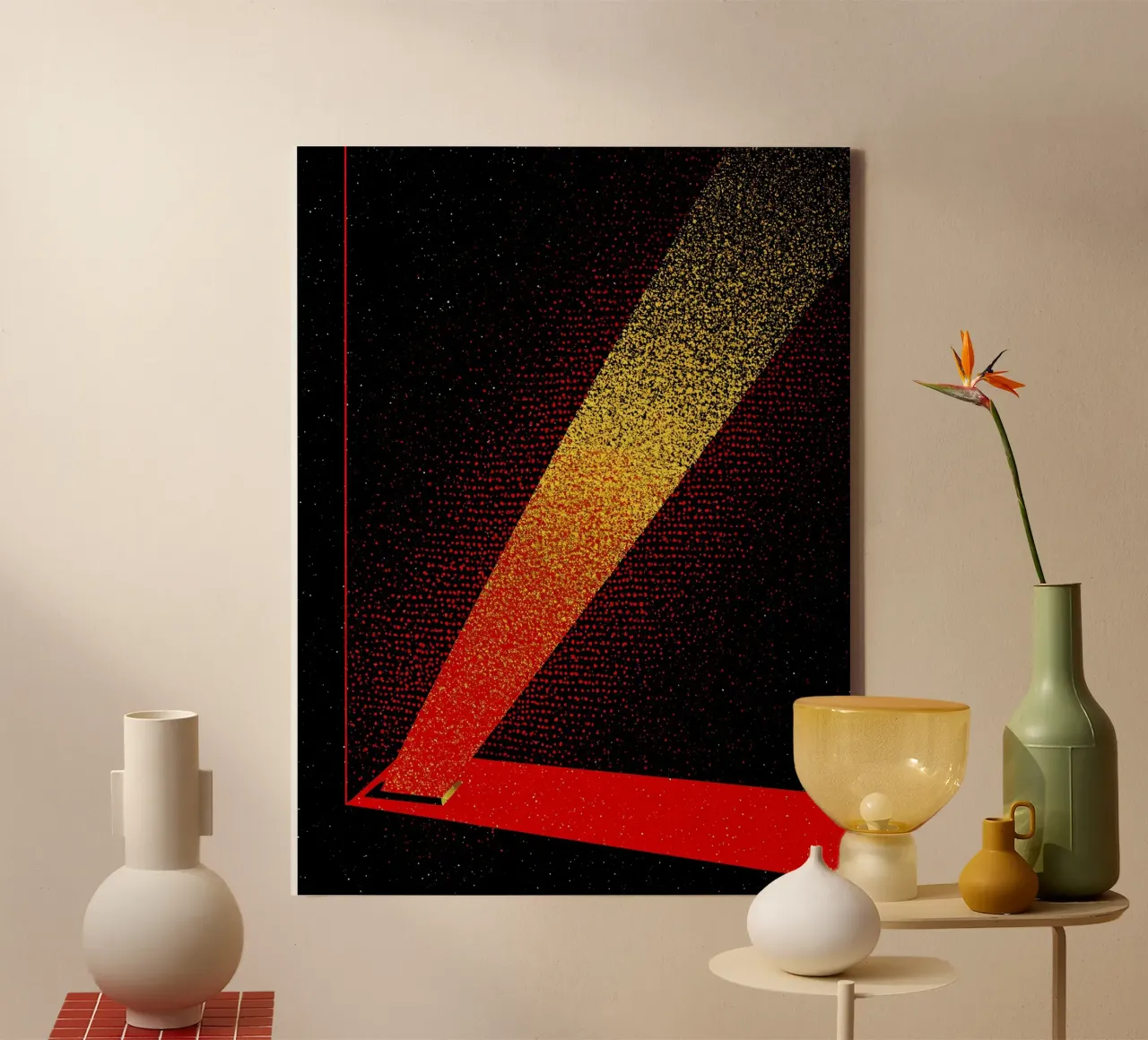Projector - Pop-art canvas van ColorCrash Gallery