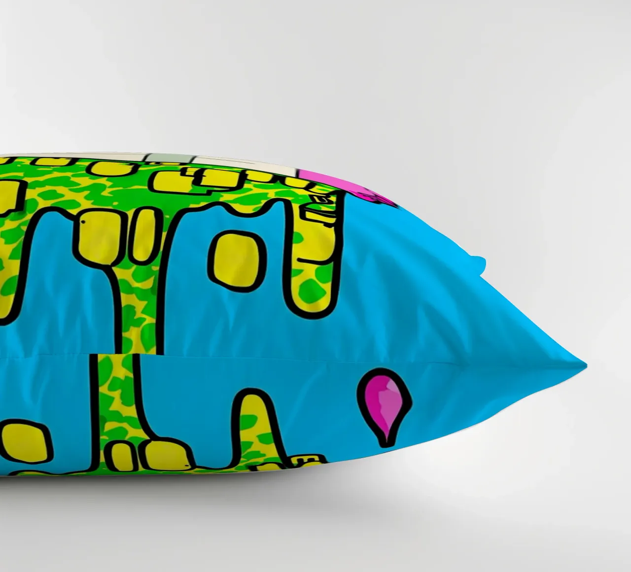 Floppy Disk che gocciola - Pop Art cuscino da ColorCrash Gallery