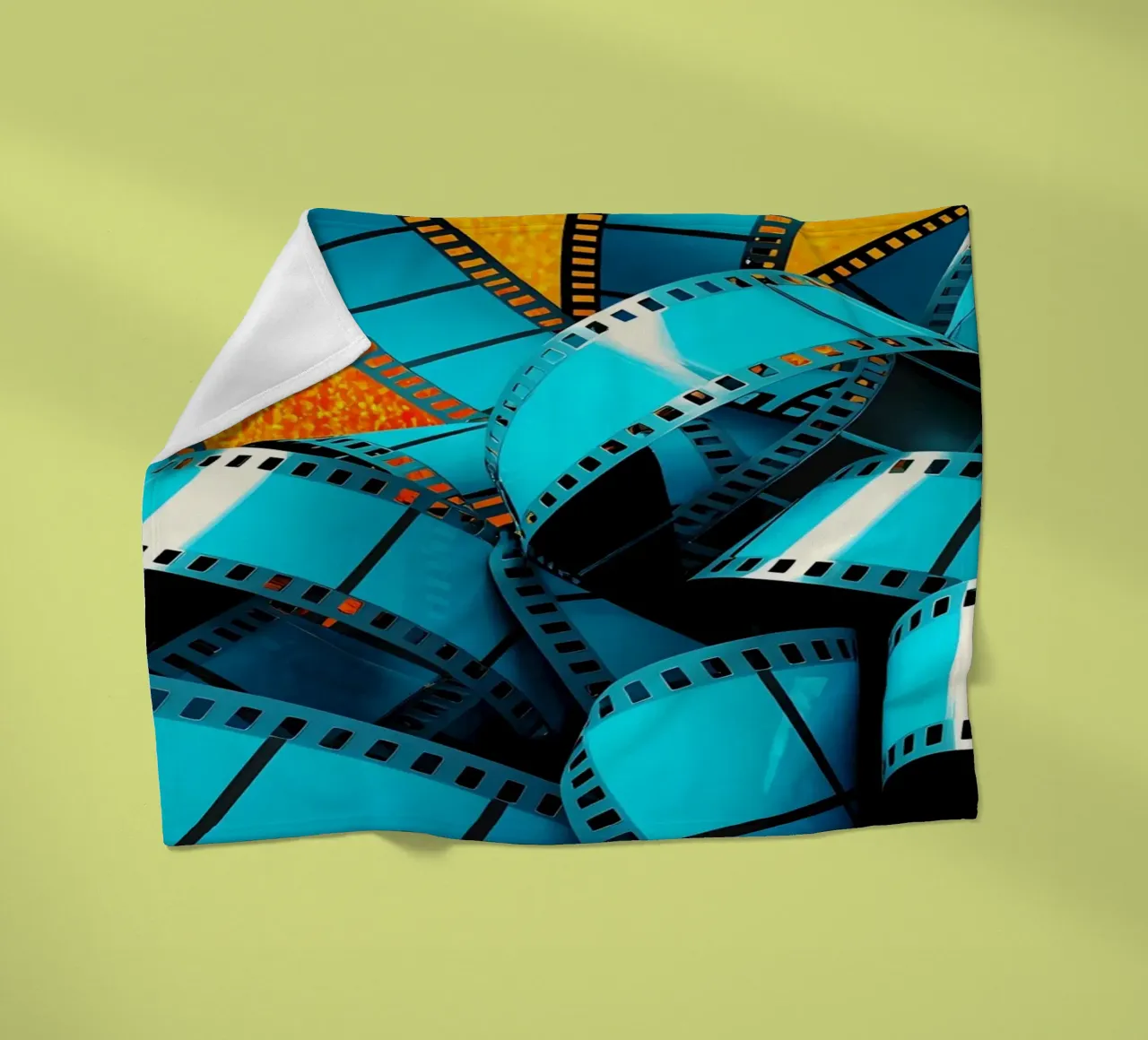 Strisce di pellicola - Pop Art coperta in pile da ColorCrash Gallery
