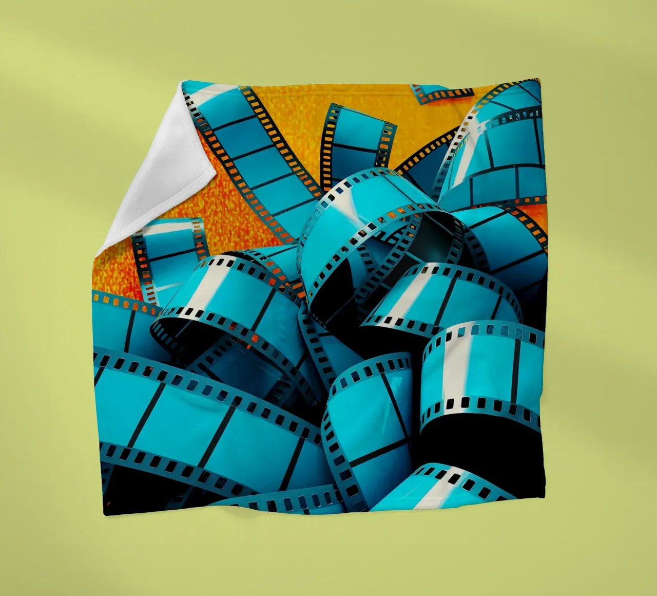 Strisce di pellicola - Pop Art coperta in pile da ColorCrash Gallery