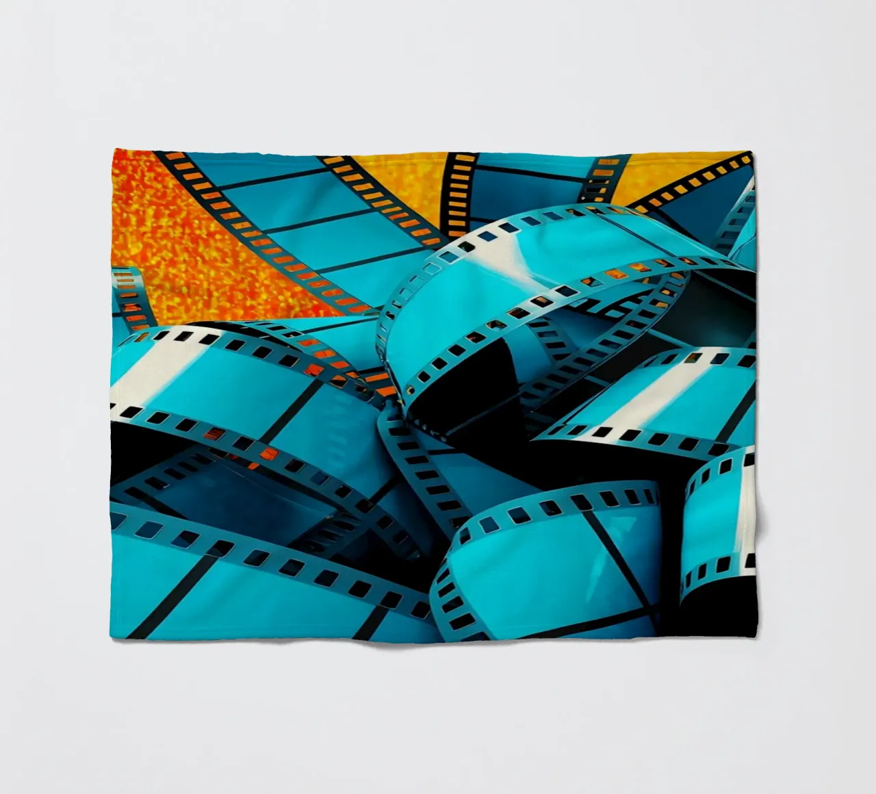 Strisce di pellicola - Pop Art coperta in pile da ColorCrash Gallery