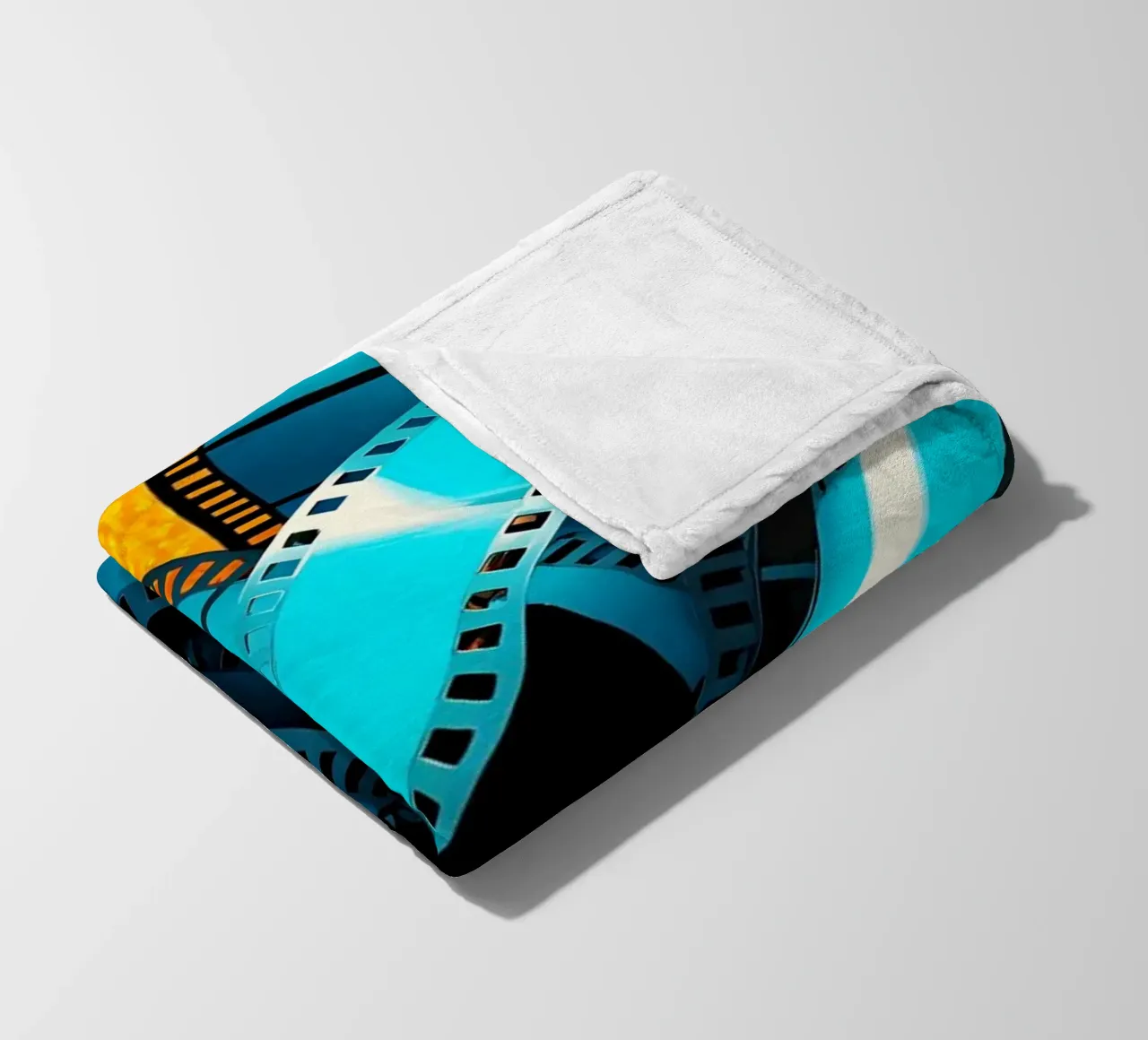 Strisce di pellicola - Pop Art coperta in pile da ColorCrash Gallery