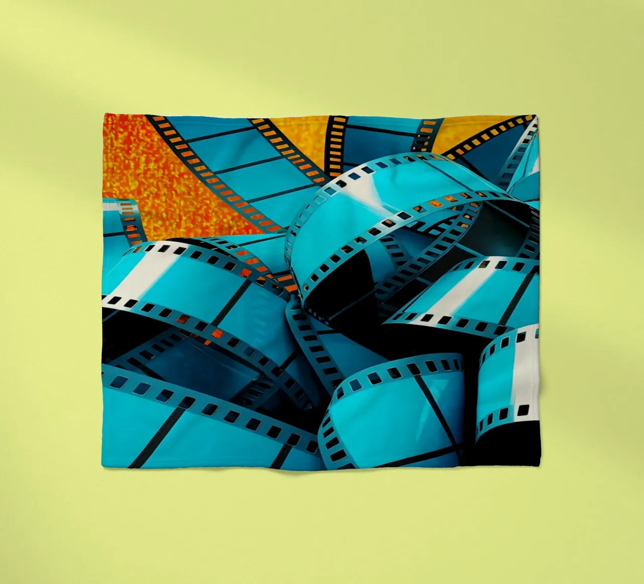 Strisce di pellicola - Pop Art coperta in pile da ColorCrash Gallery