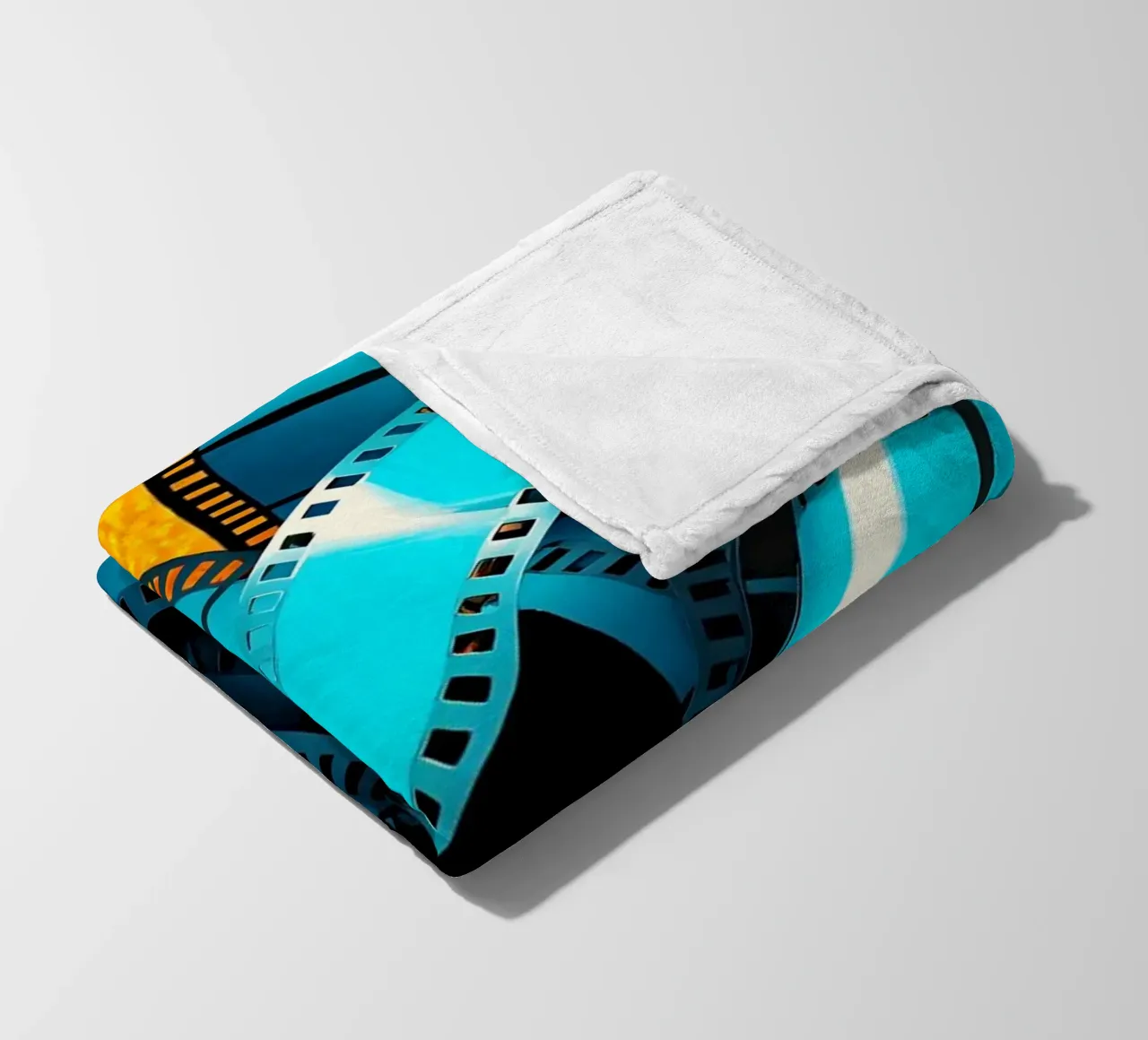 Strisce di pellicola - Pop Art coperta in pile da ColorCrash Gallery