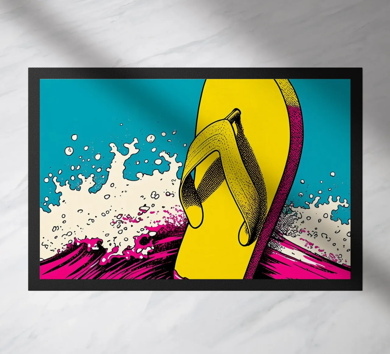Infradito Splash - Pop Art zerbino da ColorCrash Gallery