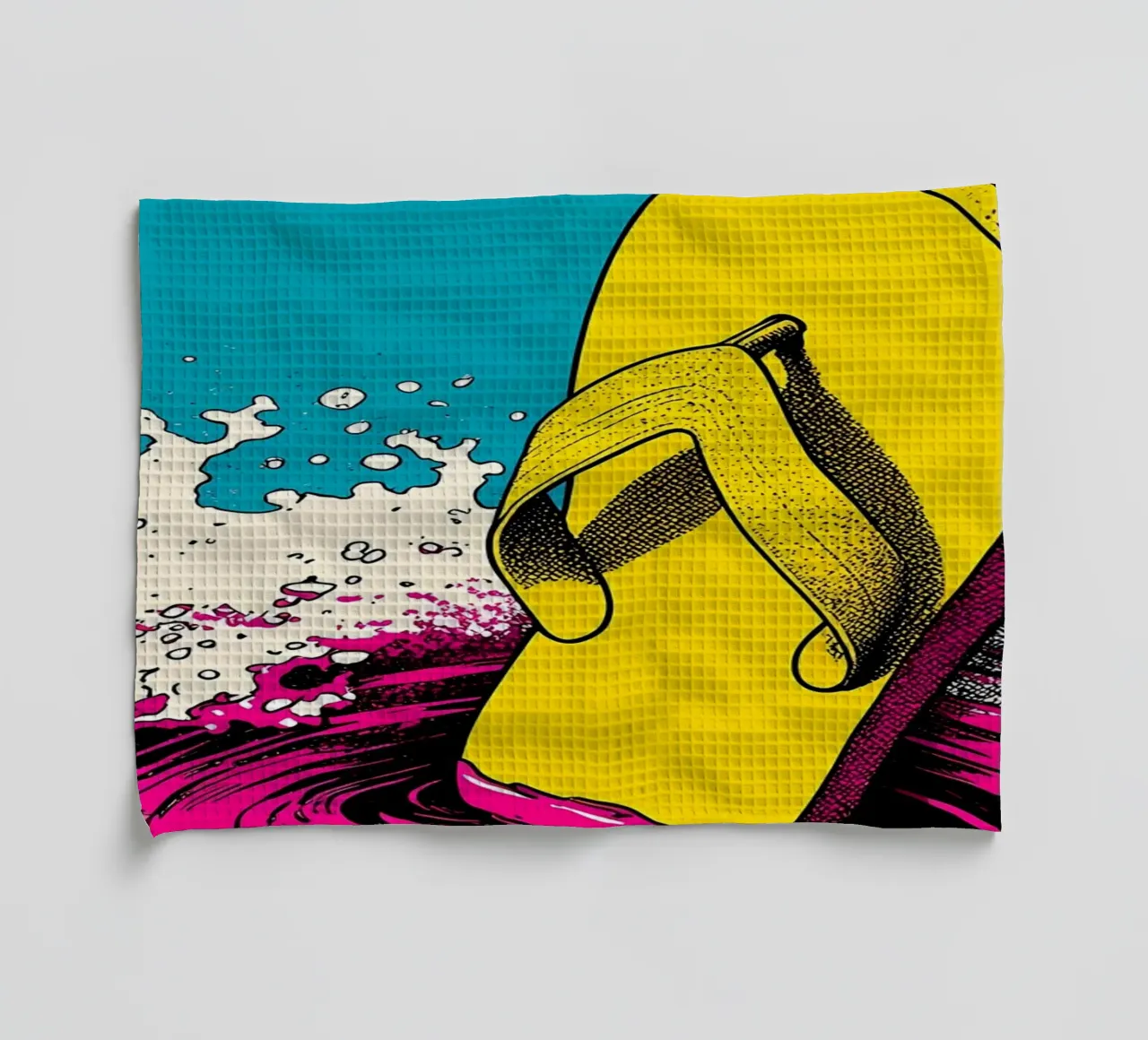 Infradito Splash - Pop Art canovaccio da cucina da ColorCrash Gallery