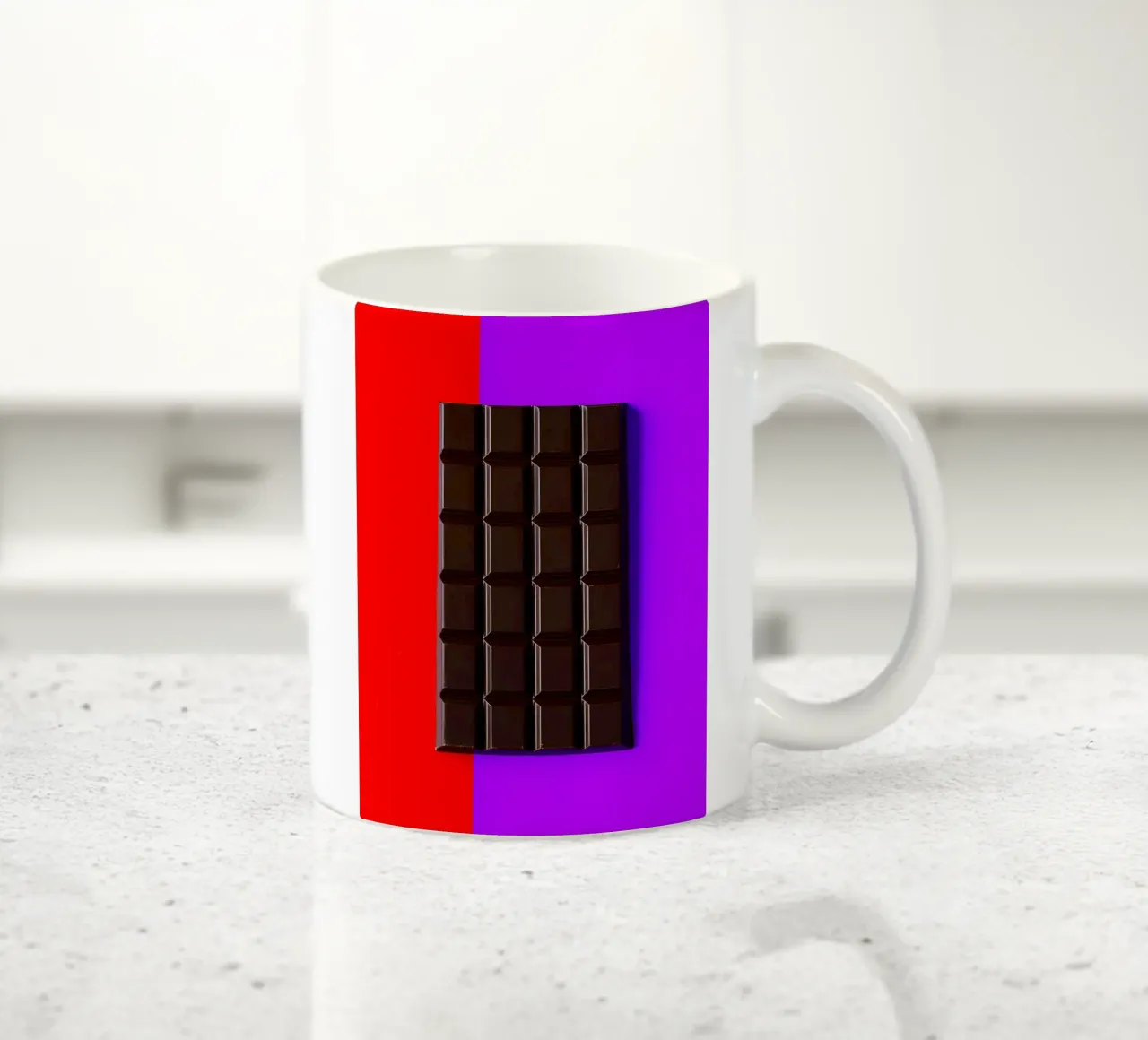 Dark Chocolate - Pop Art tazza in ceramica da ColorCrash Gallery