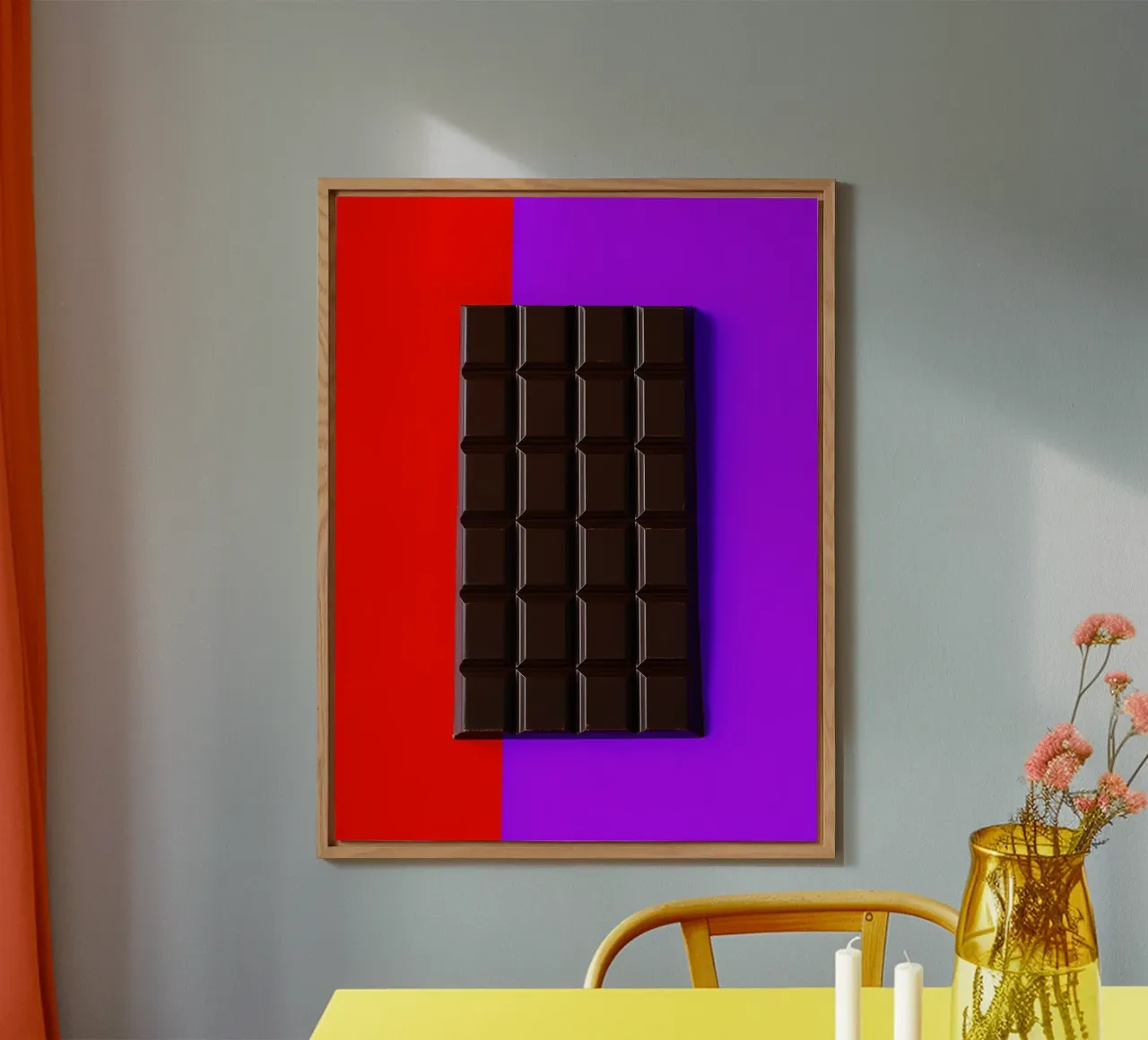 Dark Chocolate - Pop Art forex plate by ColorCrash Gallery