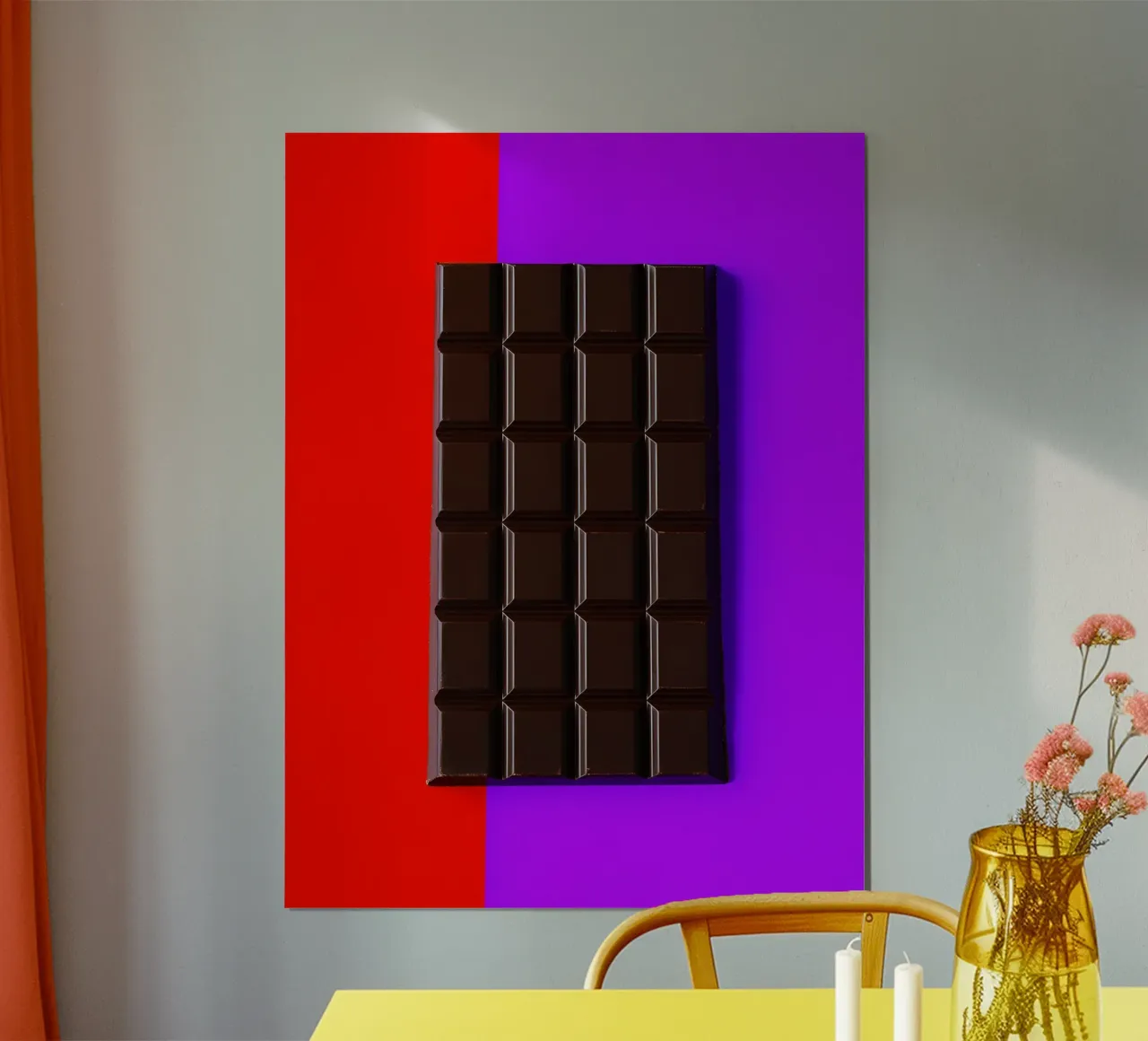 Dark Chocolate - Pop Art carta hahnemühle da ColorCrash Gallery