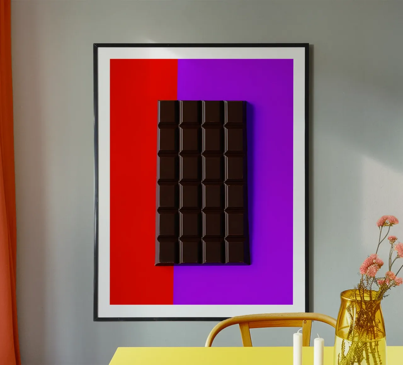 Dark Chocolate - Pop Art carta hahnemühle da ColorCrash Gallery