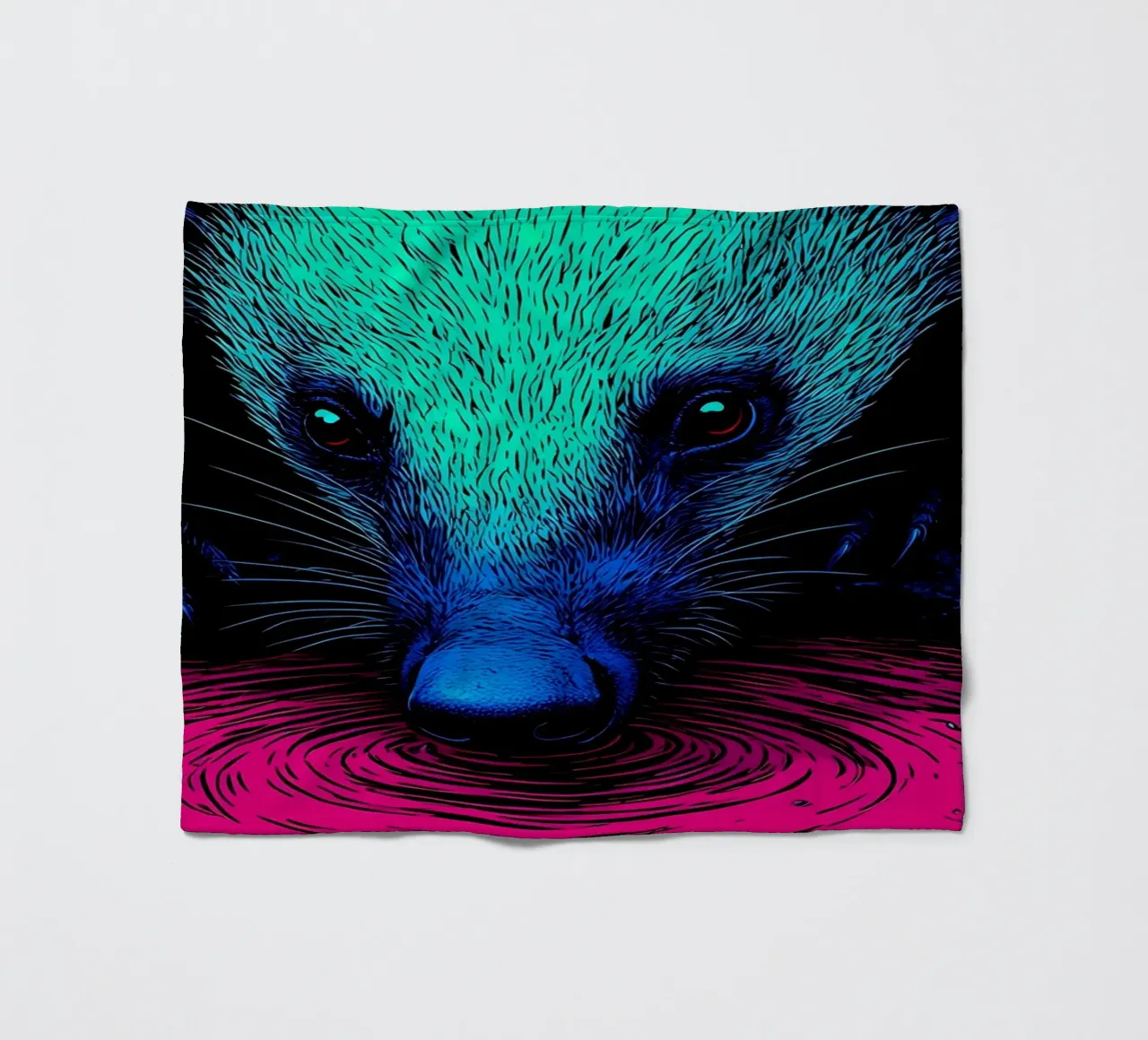 Mangiaformiche - Pop Art coperta in pile da ColorCrash Gallery