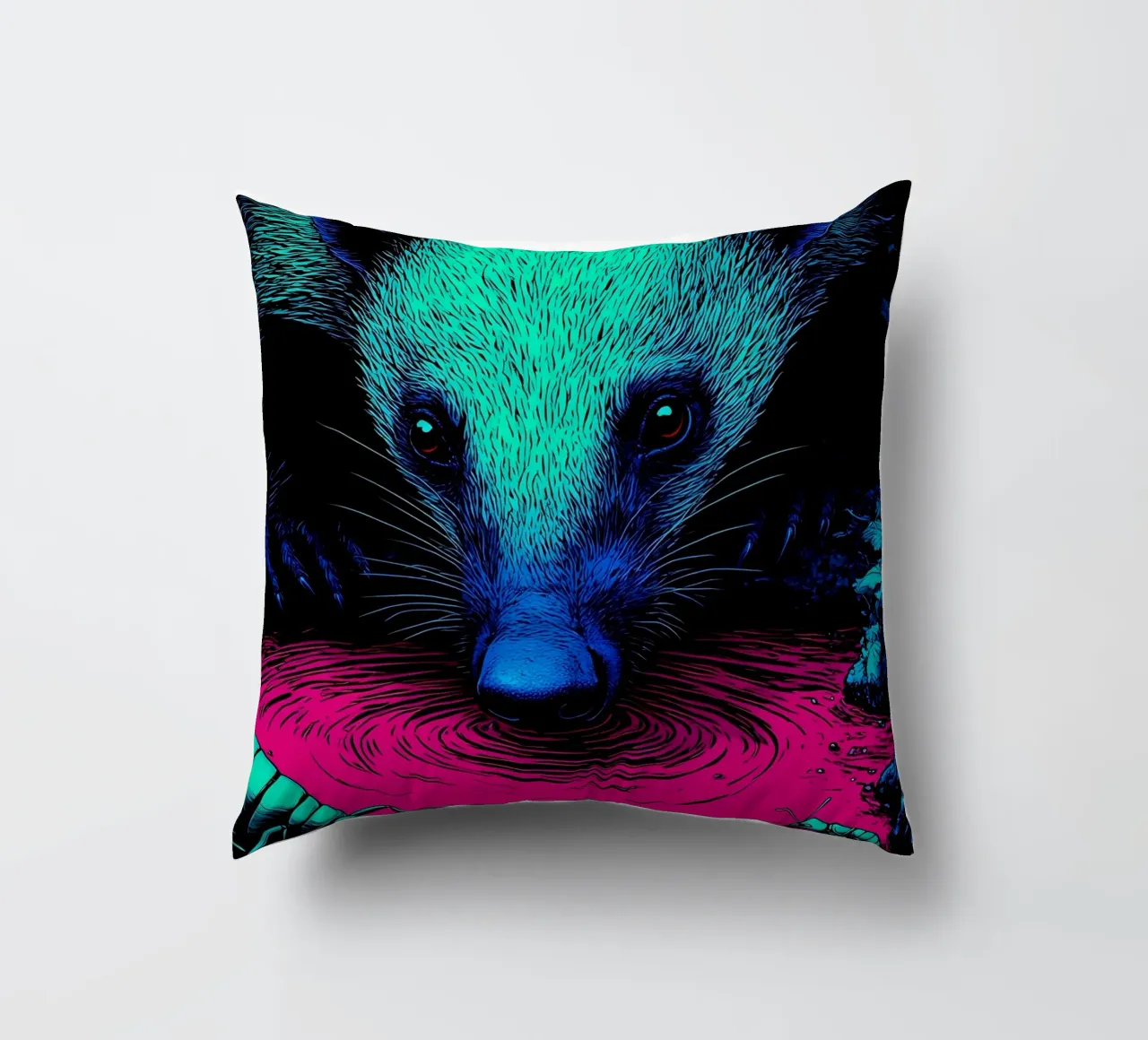 Mangiaformiche - Pop Art cuscino da ColorCrash Gallery