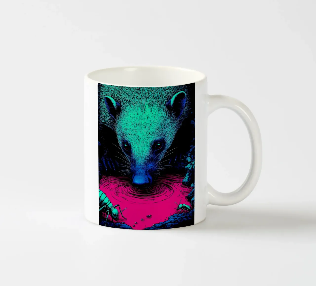 Mangiaformiche - Pop Art tazza in ceramica da ColorCrash Gallery