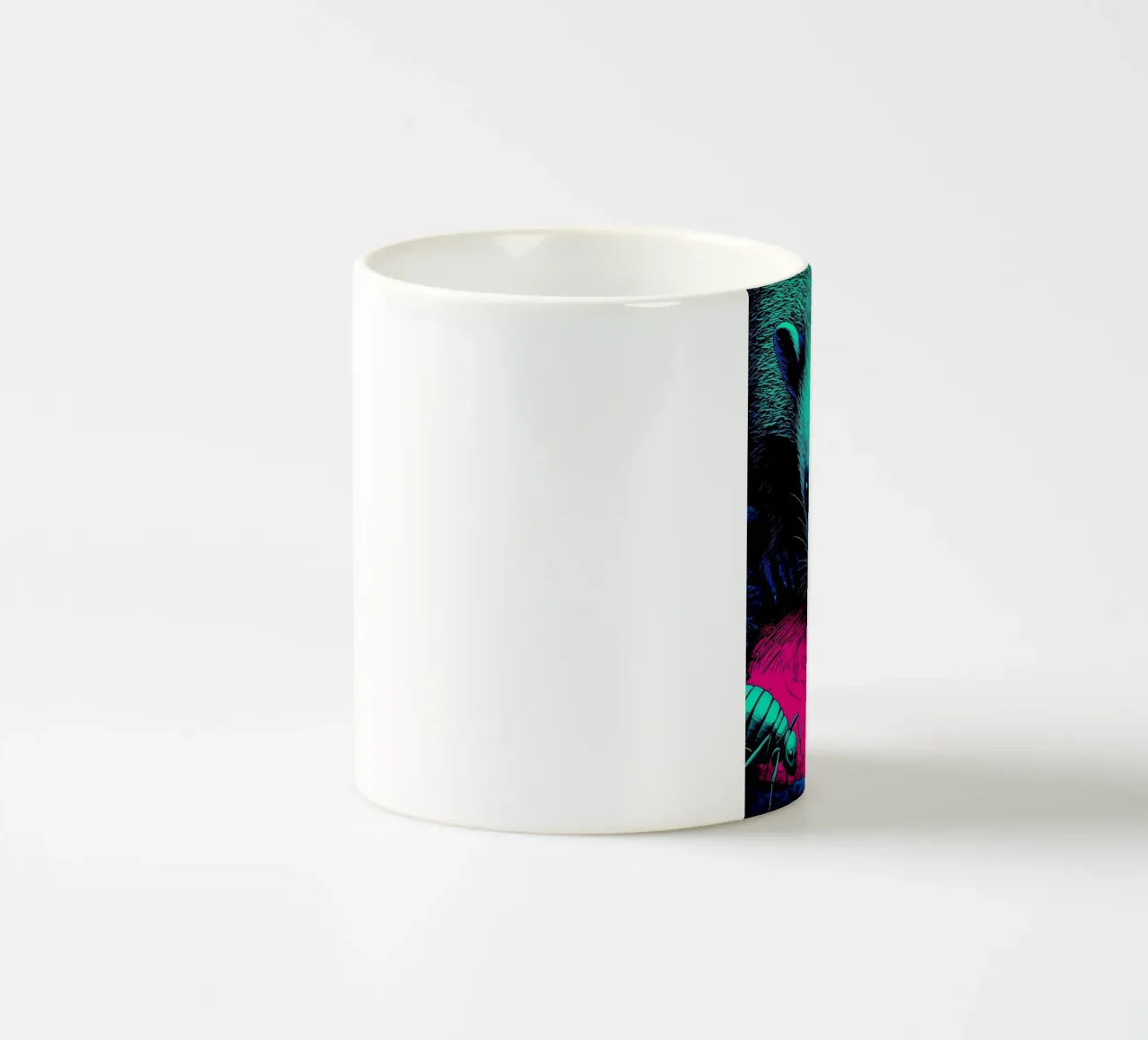 Mangiaformiche - Pop Art tazza in ceramica da ColorCrash Gallery